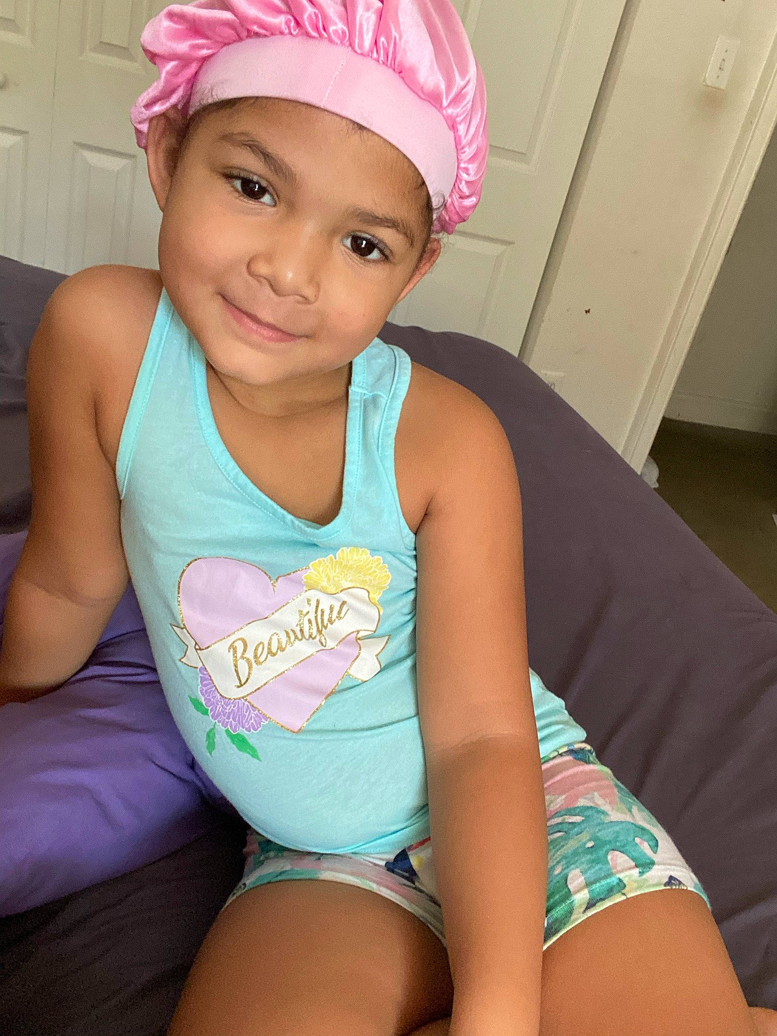 Aryanna is registered to the contest to win money with this photo: cap, clothing, face, fashion, fun, happy, headgear, headwear, joy, leg, magenta, neck, organ, person, pink, skin, smile, summer, thigh, trunk