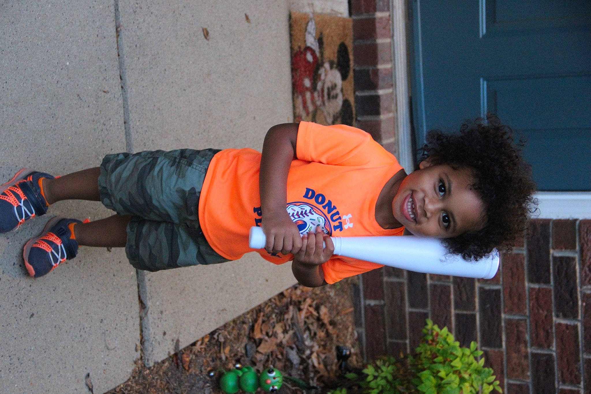 Marcus joined the competition — help win amazing prizes! child, electric_blue, flowerpot, fun, happy, hat, human_leg, joy, leisure, orange, person, plant, shorts, smile, t_shirt, thigh, vacation, walking_shoe