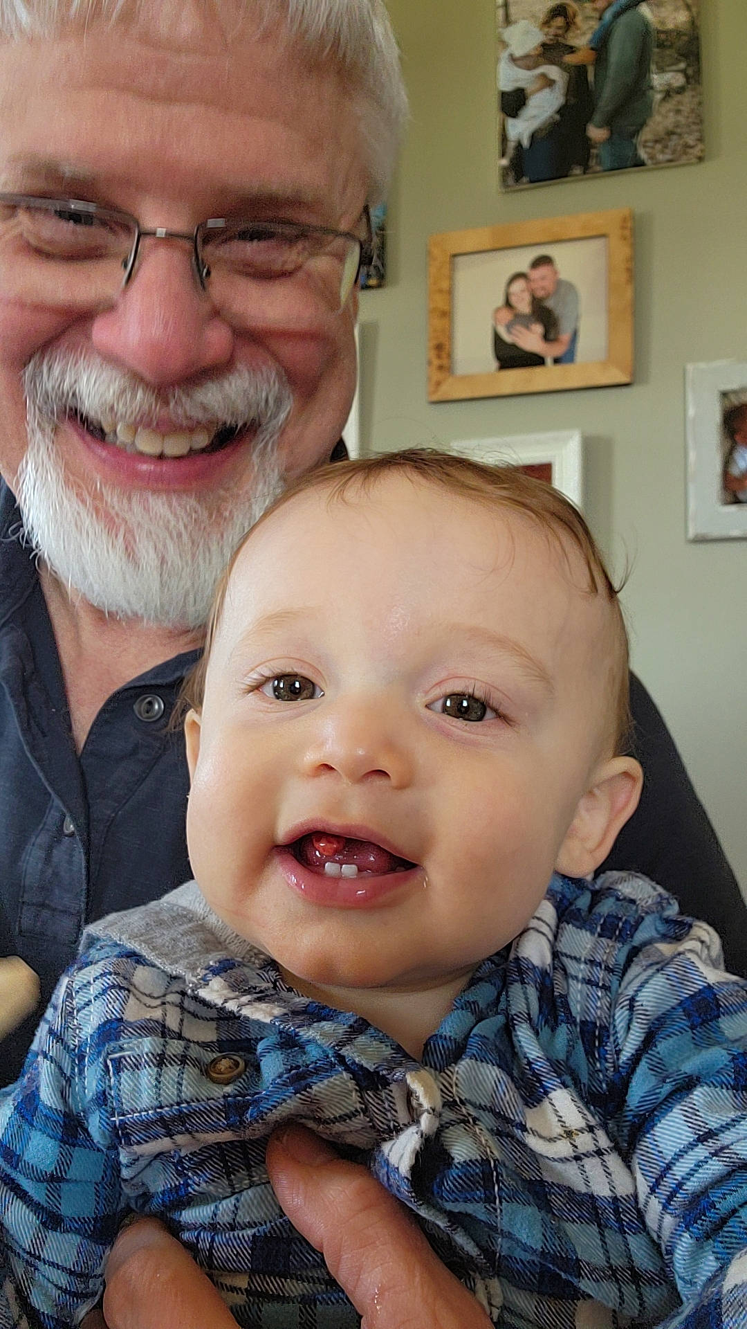 Brody joined the competition — help win amazing prizes! baby_toddler_clothing, beard, cheek, chin, ear, eye, forehead, fun, glasses, happy, head, iris, joy, mouth, nose, organ, person, picture_frame, skin, smile