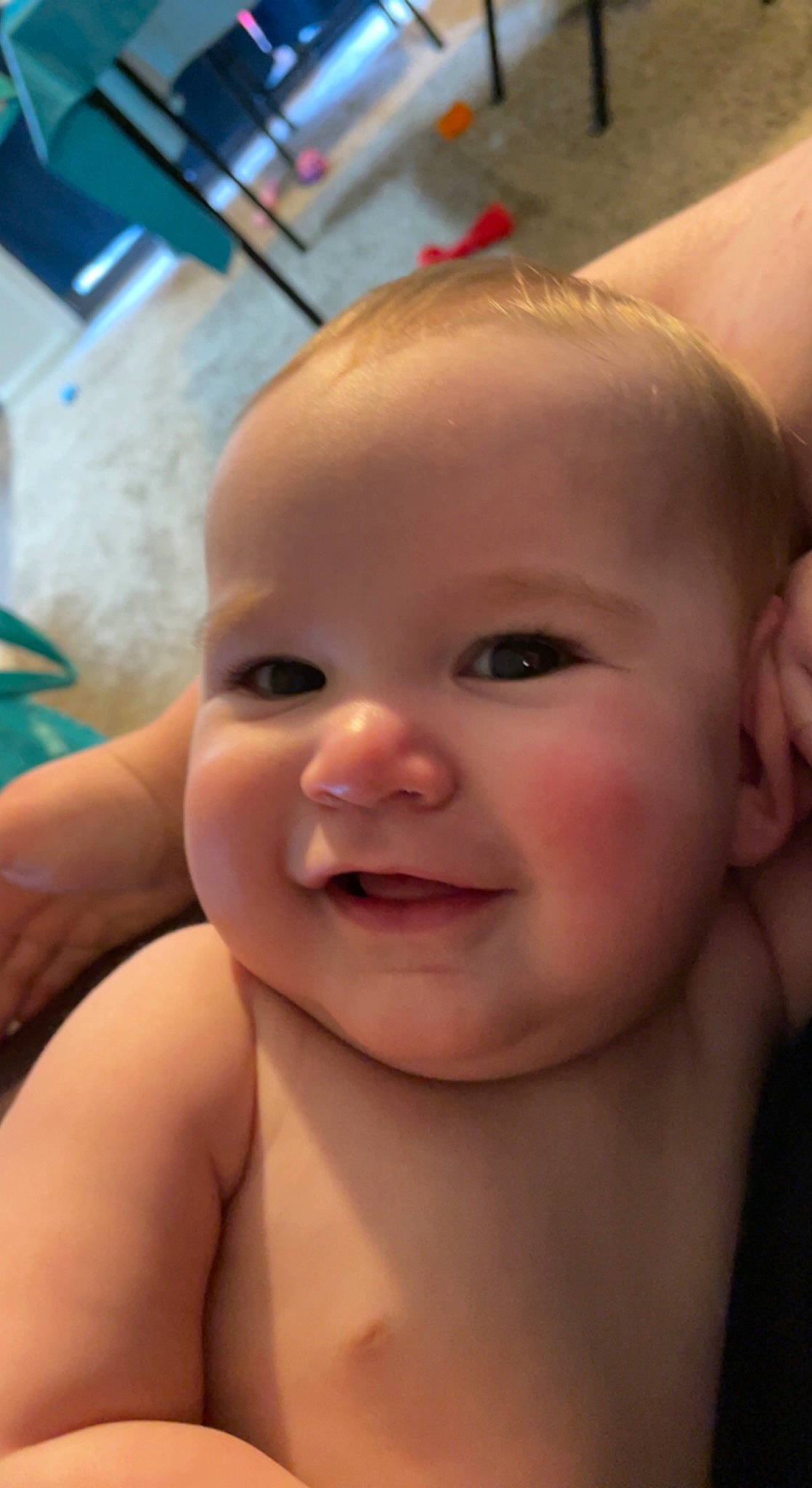 Becker joined the competition — help win amazing prizes! arm, cheek, chin, ear, eye, eyebrow, eyelash, facial_expression, forehead, hair, hand, head, joy, leg, lip, mouth, neck, nose, person, shoulder