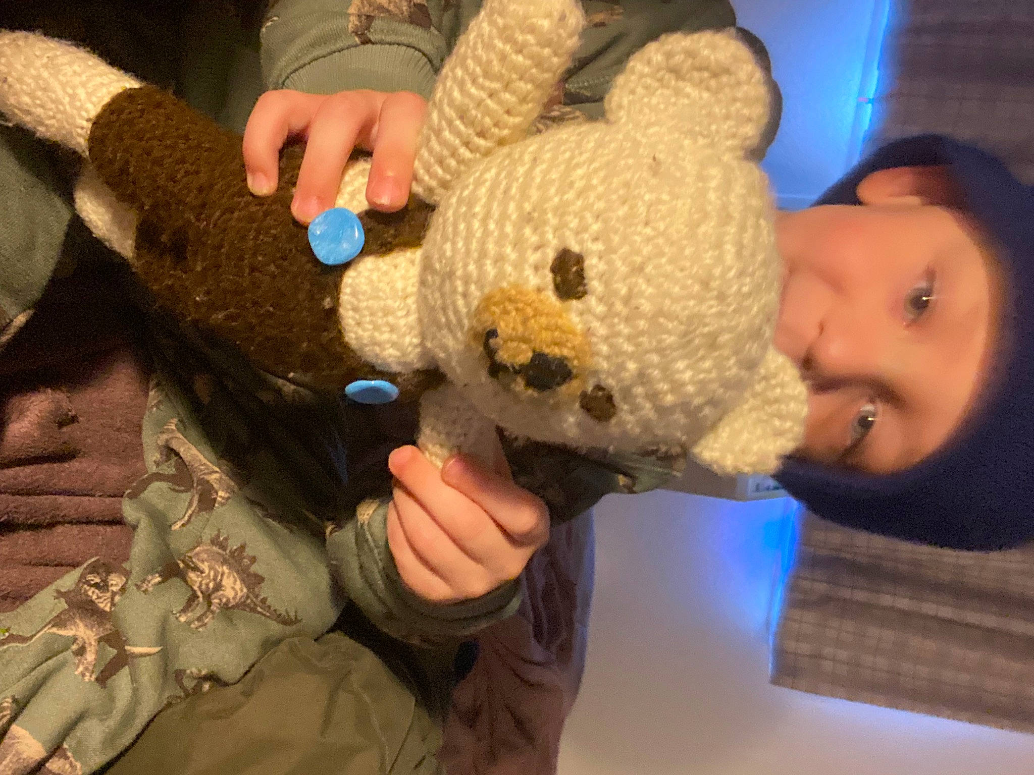 Joseph Jr joined the competition — help win amazing prizes! baby, baby_toddler_clothing, baby_toys, child, comfort, finger, fun, fur, hand, headwear, nail, person, play, plush, skin, stuffed_toy, thumb, toddler, toy, wool