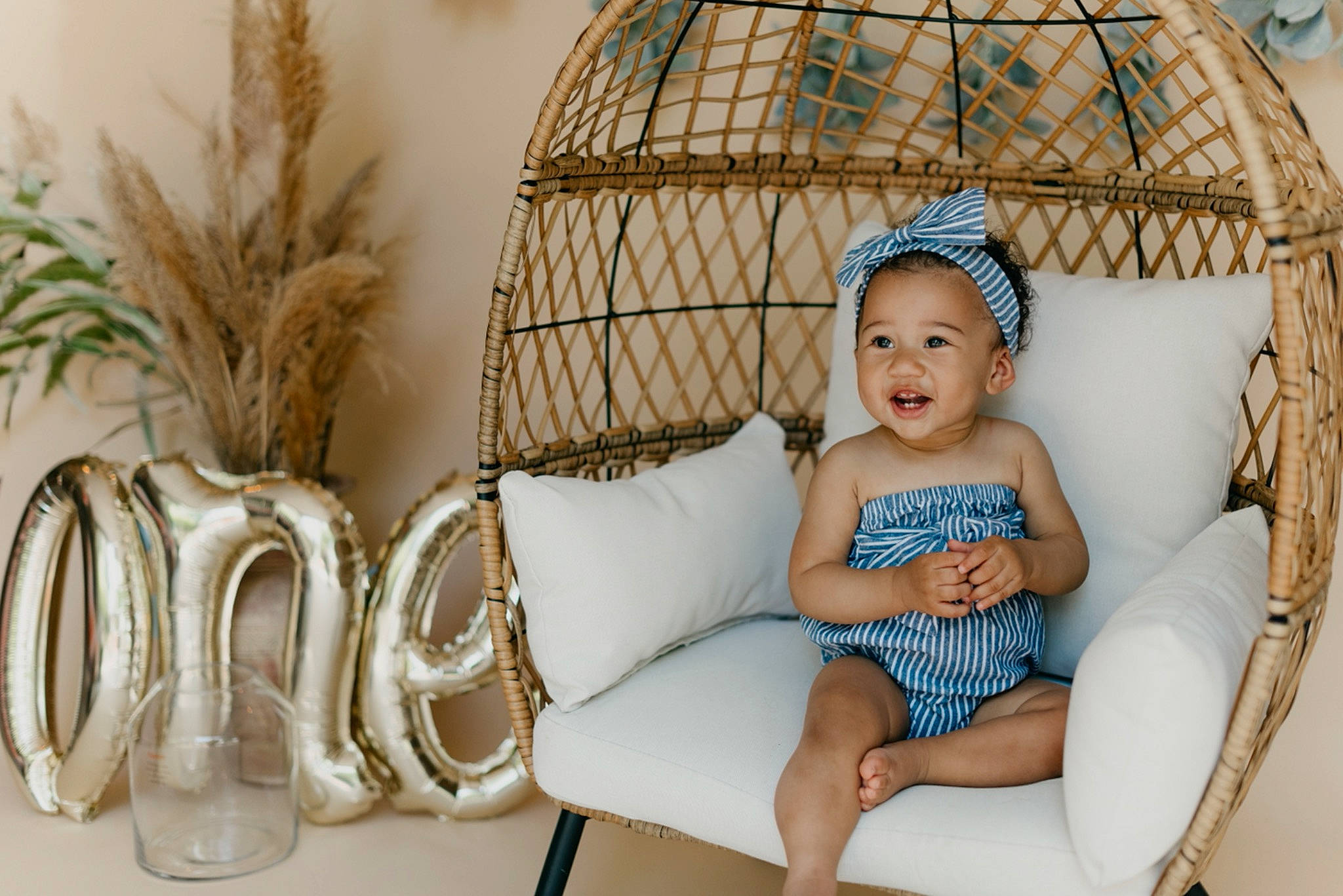 Aylah Simone is registered to the contest to win money with this photo: azure, baby, baby_toddler_clothing, chair, comfort, design, event, fashion, grass, grass_family, happy, leisure, mammal, pattern, person, product, smile, textile, toddler, white