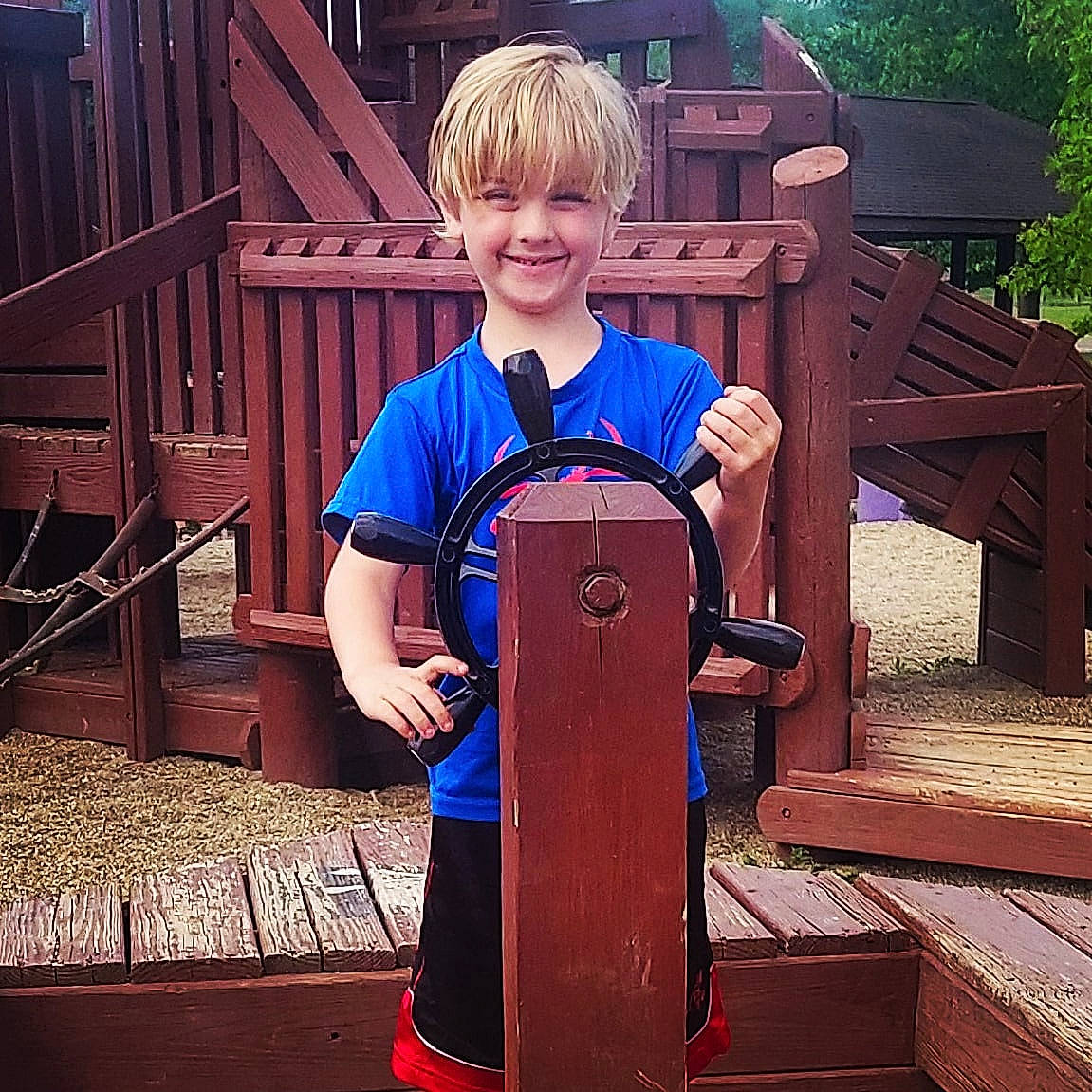 Christian joined the competition — help win amazing prizes! child, electric_blue, face, fun, hair, happy, hardwood, joy, leisure, musical_instrument, person, play, recreation, sitting, sleeve, smile, sports_equipment, t_shirt, toddler, tree