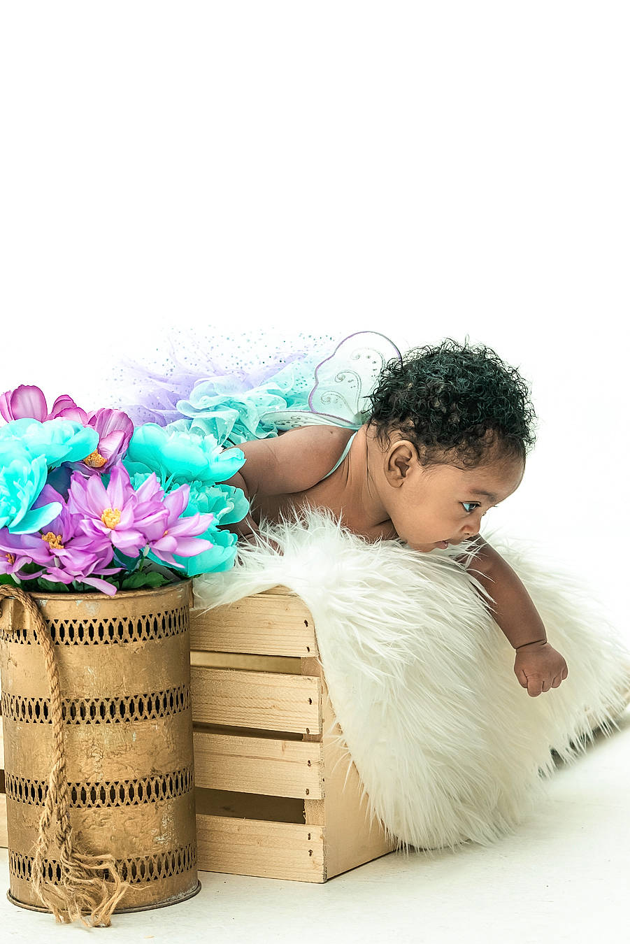 Nyla is registered to the contest to win money with this photo: bouquet, bridal_accessory, bridal_clothing, child, cut_flowers, event, flash_photography, flower, flower_arranging, formal_wear, gown, happy, headpiece, linens, person, petal, plant, shoulder, sitting, wedding_ceremony_supply