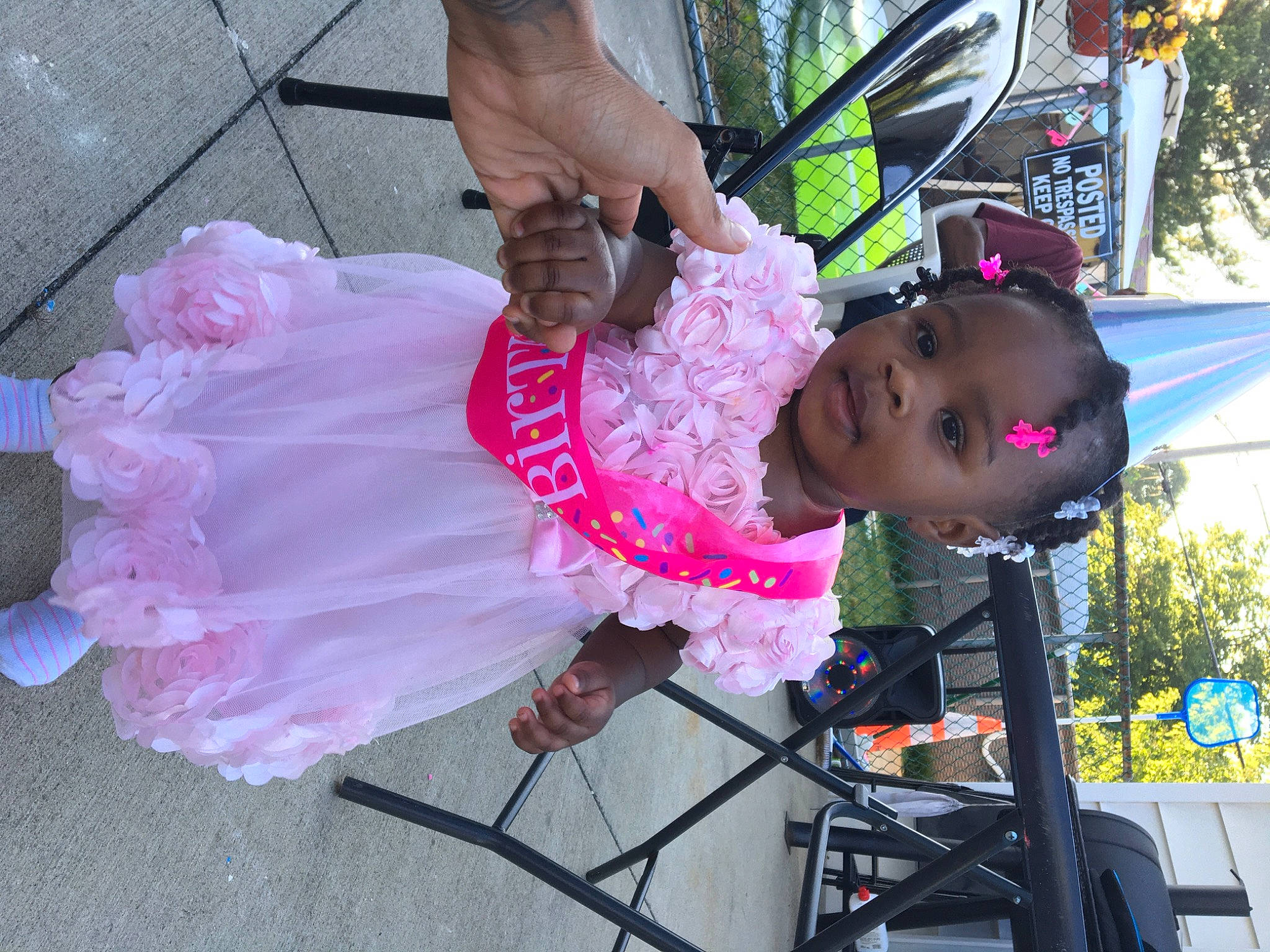 Jayvonna joined the competition — help win amazing prizes! baby, baby_products, baby_toddler_clothing, child, costume, entertainment, event, fashion_accessory, festival, fun, happy, leisure, magenta, party, person, pink, plant, public_event, recreation, toddler