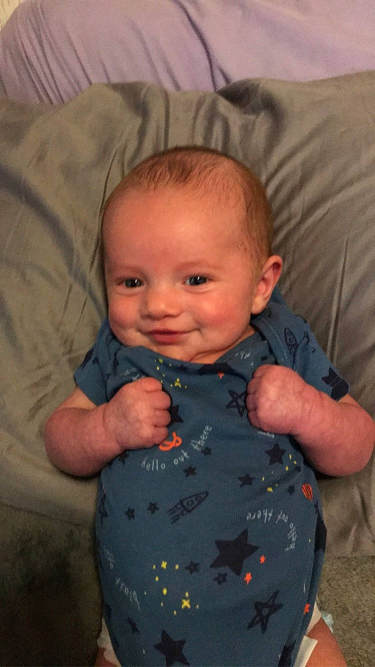 Kyler joined the competition — help win amazing prizes! arm, baby, baby_toddler_clothing, cheek, chin, comfort, eyebrow, finger, forehead, hair, iris, joy, lip, mouth, neck, nose, person, skin, sleeve, smile