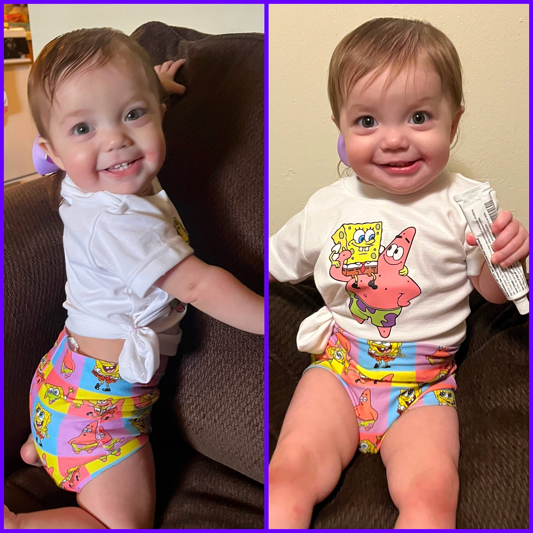 Hennsley Sepulvado joined the competition — help win amazing prizes! arm, baby_toddler_clothing, blue, facial_expression, finger, happy, human, joy, leg, neck, person, photograph, pink, plant, product, skin, sleeve, smile, standing, t_shirt