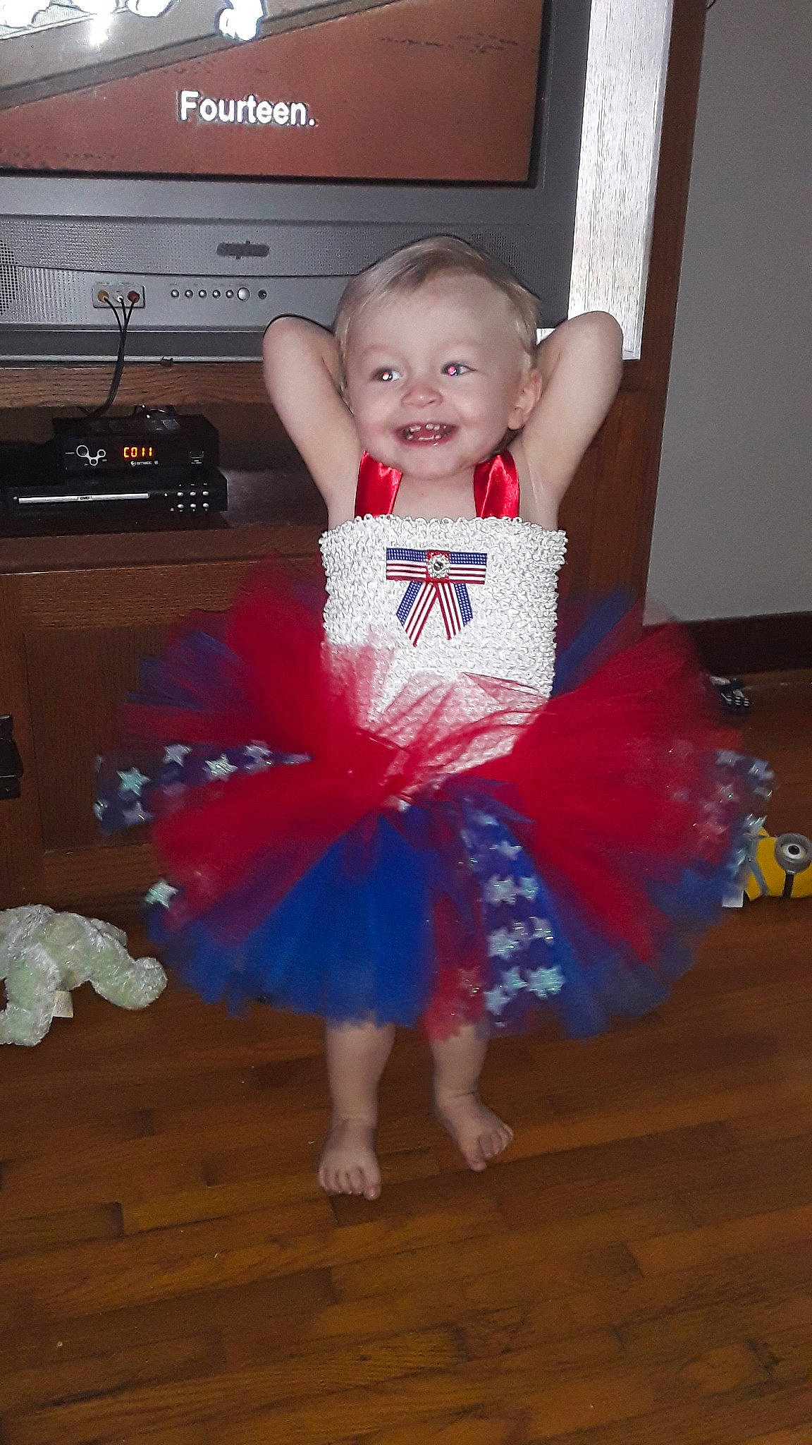 Izzabella is registered to the contest to win money with this photo: ballet_tutu, child, clothing, costume, dress, joy, person, toddler