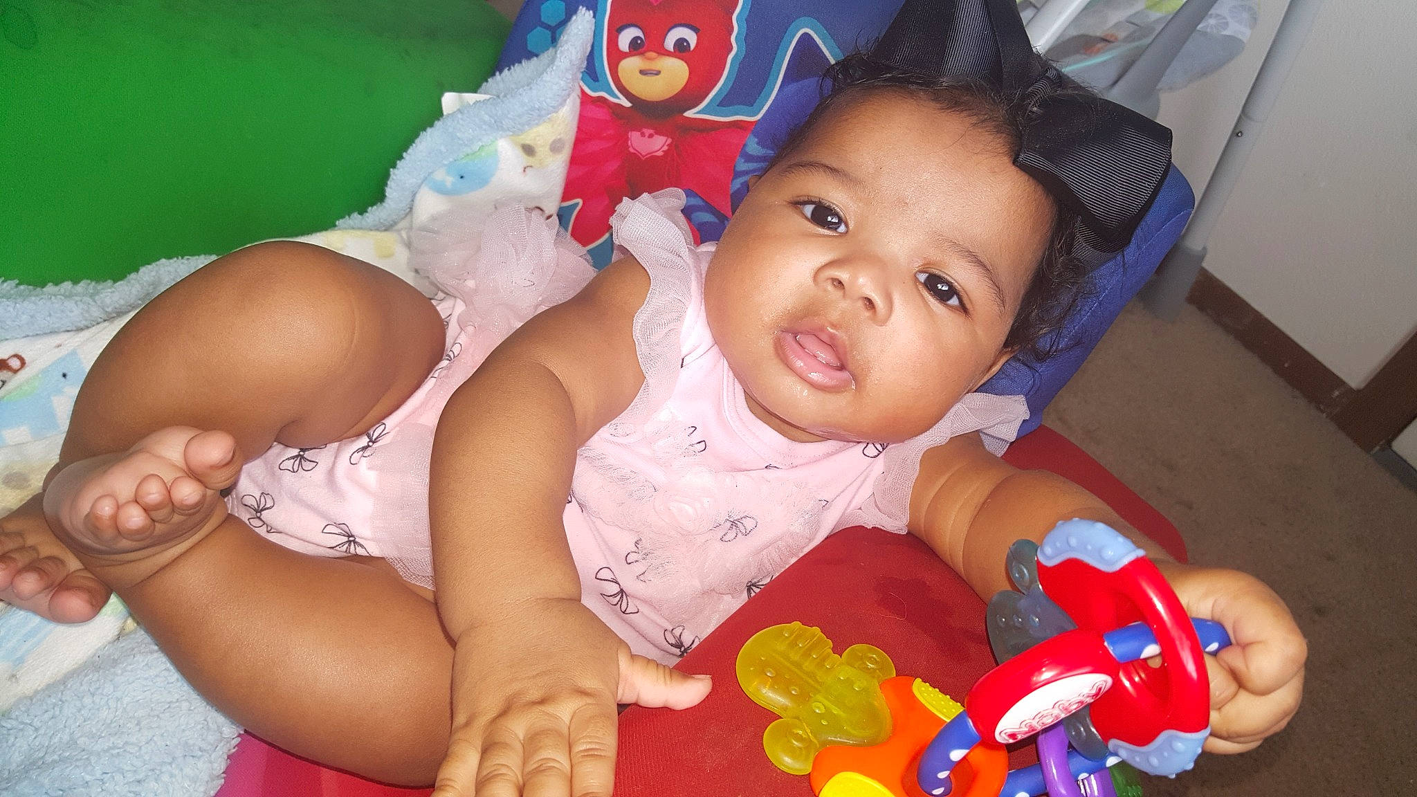 Seraphina joined the competition — help win amazing prizes! baby, baby_products, baby_toys, cheek, child, person, play, product, toddler, toy