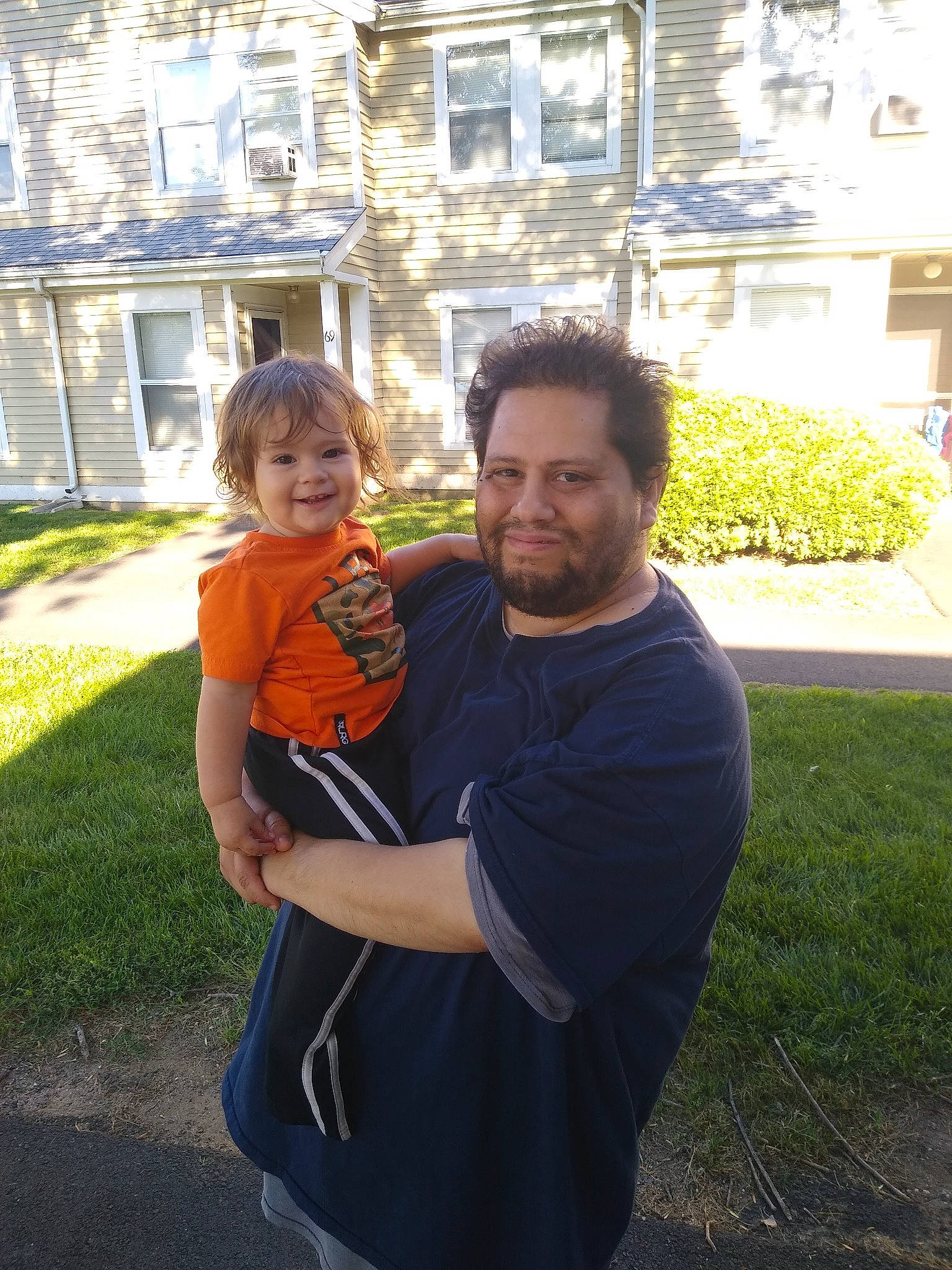 Angel is registered to the contest to win money with this photo: ball, building, eye, face, fun, gesture, grass, happy, house, joy, lawn, leisure, people, person, plant, recreation, smile, sports_equipment, standing, summer