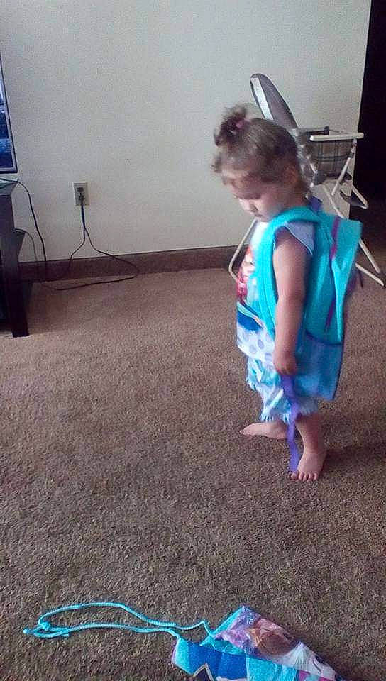 Yolanda joined the competition — help win amazing prizes! blue, child, design, electric_blue, floor, flooring, foot, fun, grass, human_leg, joint, leisure, mammal, morning, person, sandal, snapshot, standing, t_shirt, toddler