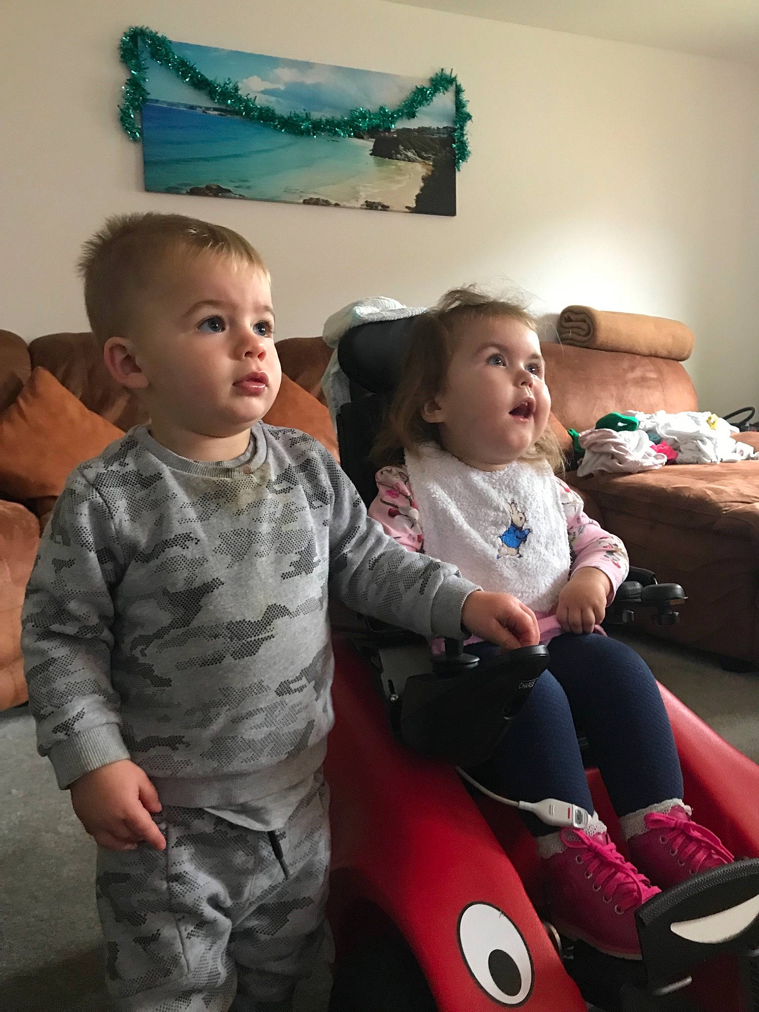 Reid joined the competition — help win amazing prizes! child, day, fun, girl, infant, person, product, sitting, toddler