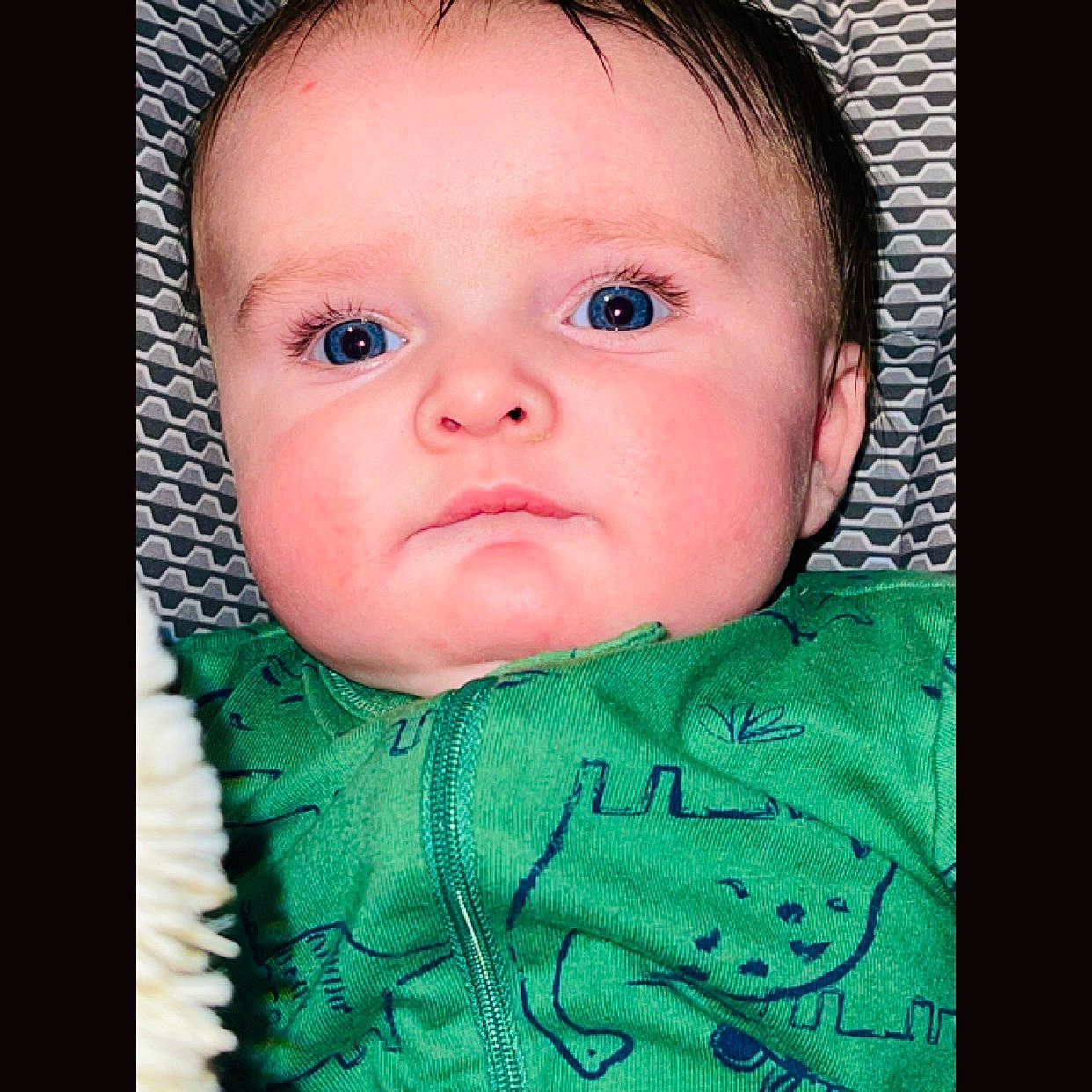 Curtis joined the competition — help win amazing prizes! azure, baby, baby_toddler_clothing, beauty, cheek, chin, cool, eyebrow, eyelash, flash_photography, happy, human, iris, lip, nose, person, product, skin, sleeve, textile