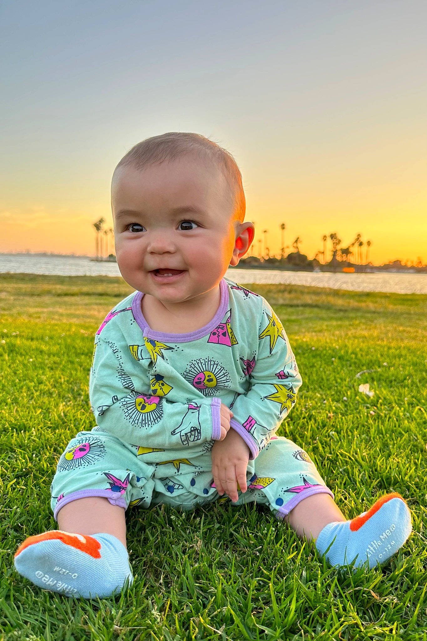 Melrose joined the competition — help win amazing prizes! baby, baby_toddler_clothing, child, flash_photography, fun, grass, grassland, happy, joy, leaf, leisure, people_in_nature, person, photograph, plant, playing_with_kids, skin, sky, smile, standing