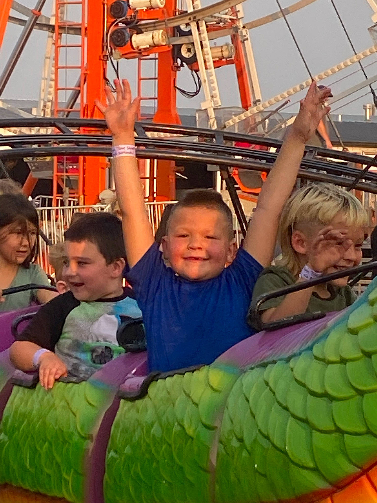Stetson joined the competition — help win amazing prizes! amusement_ride, child, event, fun, green, happy, human_body, joy, leisure, muscle, person, playground, pole, recreation, reptile, shorts, t_shirt, terrestrial_plant, toddler, tourism
