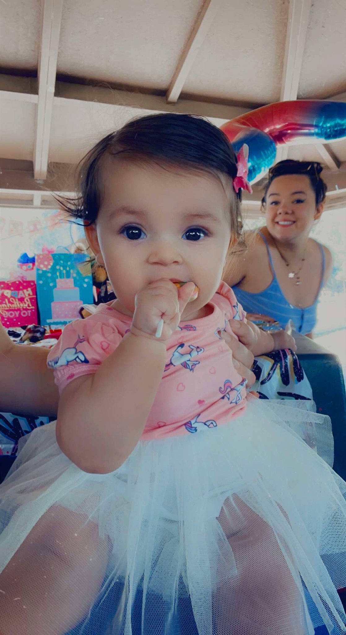 Kinsley Ann joined the competition — help win amazing prizes! baby, baby_toddler_clothing, beauty, child, dress, event, facial_expression, fun, hairstyle, happy, joy, leisure, people, person, pink, recreation, skin, smile, summer, textile