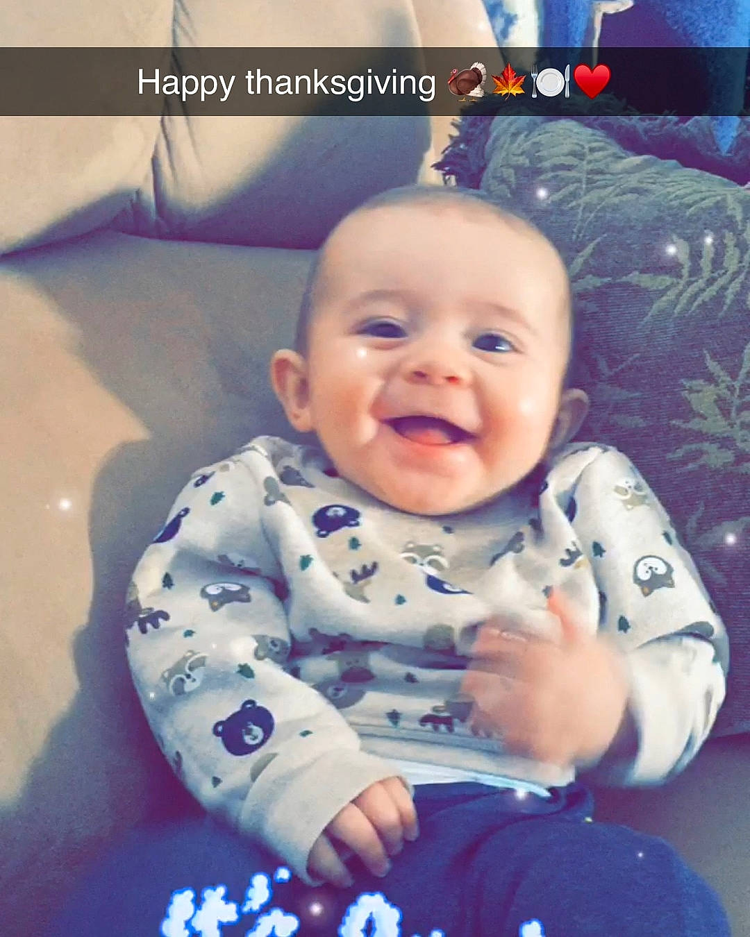 Alick Atkins is registered to the contest to win money with this photo: baby, baby_laughing, baby_making_funny_faces, cheek, child, cool, face, facial_expression, forehead, happy, head, lip, mouth, nose, person, photo_caption, skin, sky, smile, toddler