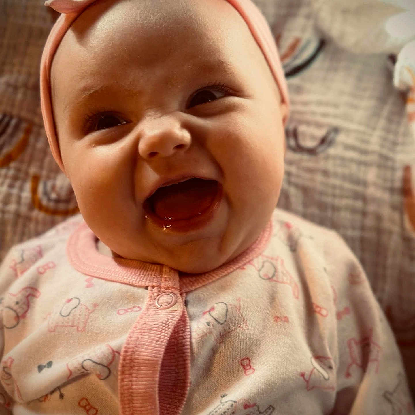 Carlee Jo is registered to the contest to win money with this photo: baby, babylaughing, face, happy, head, person, photography, portrait, smile