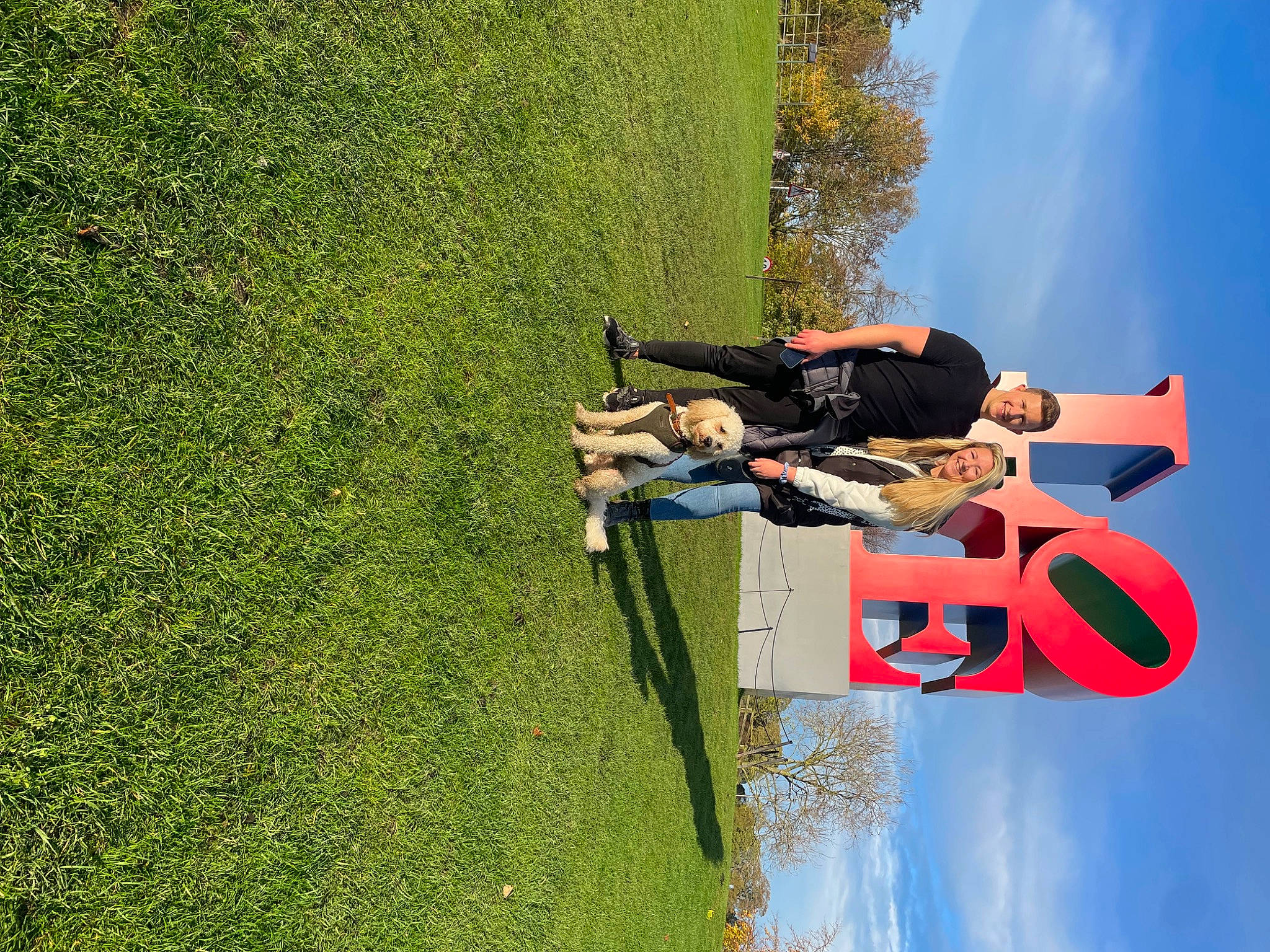 Toby is registered to the contest to win money with this photo: adventure, air_sports, cloud, extreme_sport, fun, grass, grassland, happy, landscape, leisure, people_in_nature, plant, recreation, sky, sports, sports_equipment, travel, tree, walking_shoe