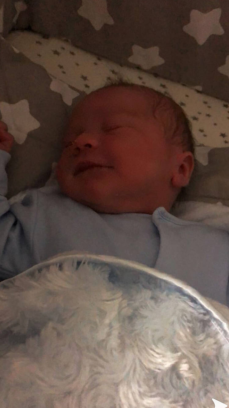 Aston joined the competition — help win amazing prizes! baby, bedtime, birth, cheek, child, forehead, mouth, nap, nose, person, skin, sleep, toddler, under_exposed