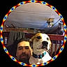 Wifi joined the competition — help win amazing prizes! animal, blurred, brown_and_white_dog, casual, ceiling, collar, colorful_frame, companion, dog, facial_hair, friendship, furniture, home, indoor, man, people, pet, portrait, seated, wooden_chair