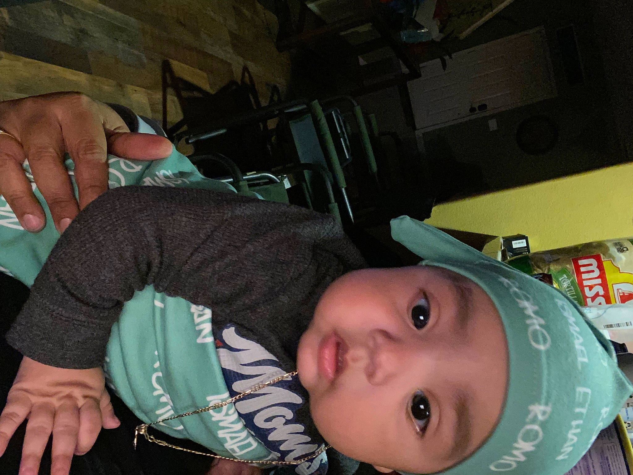 Ismael joined the competition — help win amazing prizes! audio_equipment, baby, baby_toddler_clothing, cheek, child, cool, elbow, eye, eyelash, flesh, fun, gesture, headwear, iris, mouth, nail, person, thumb, toddler, wrist