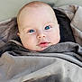 Léio a rejoint le concours — aidez-le/la à gagner de superbes lots ! baby, blanket, blue_eyes, close_up, comfort, cute, expression, face, head, indoors, infant, looking_at_camera, person, portrait, resting, skin, soft_texture, warm, wrapped, young_child