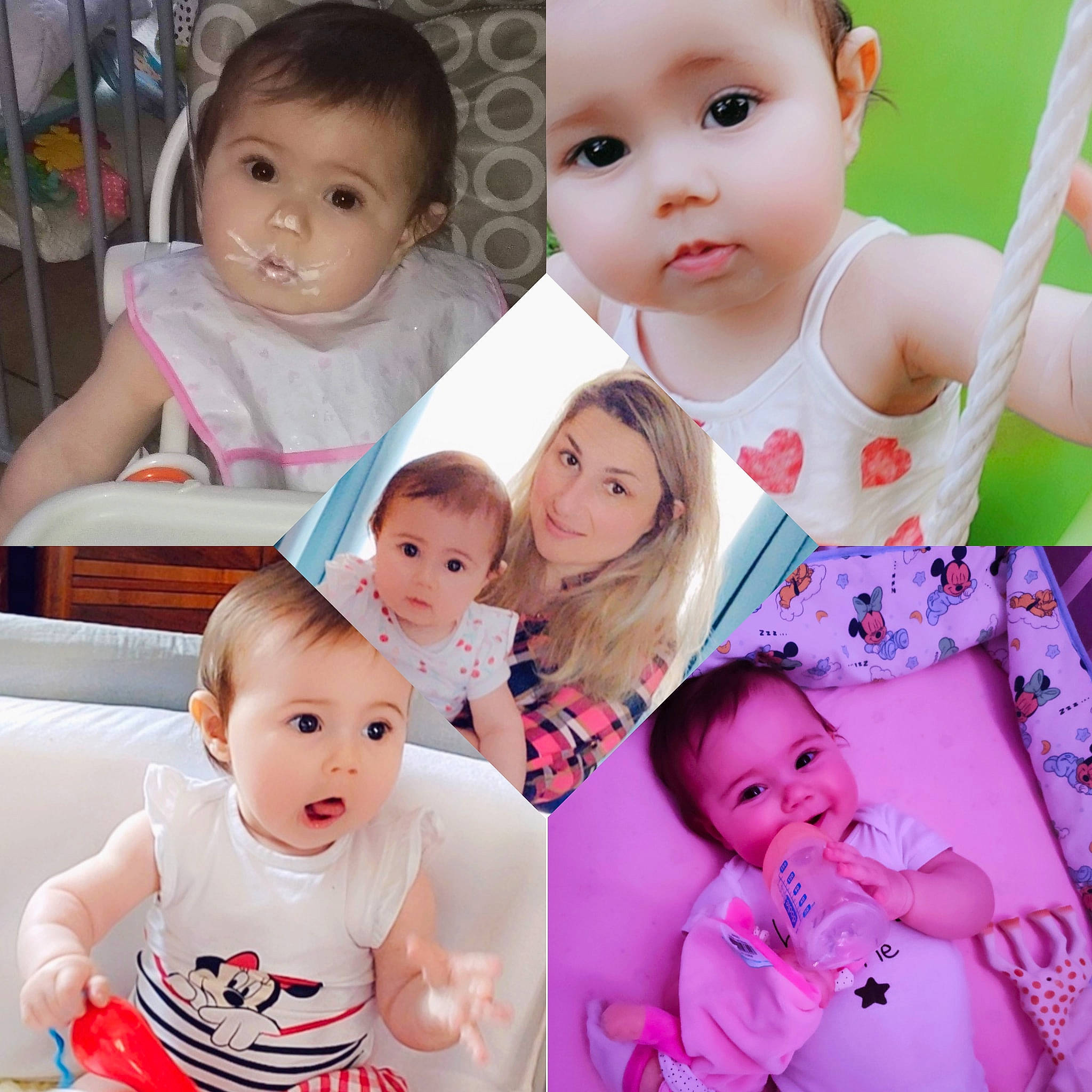 Tiana participe au concours pour gagner de l'argent avec cette photo : baby, baby_toddler_clothing, child, family, happy, joy, person, pink, play, sibling, skin, smile, surprise, toddler