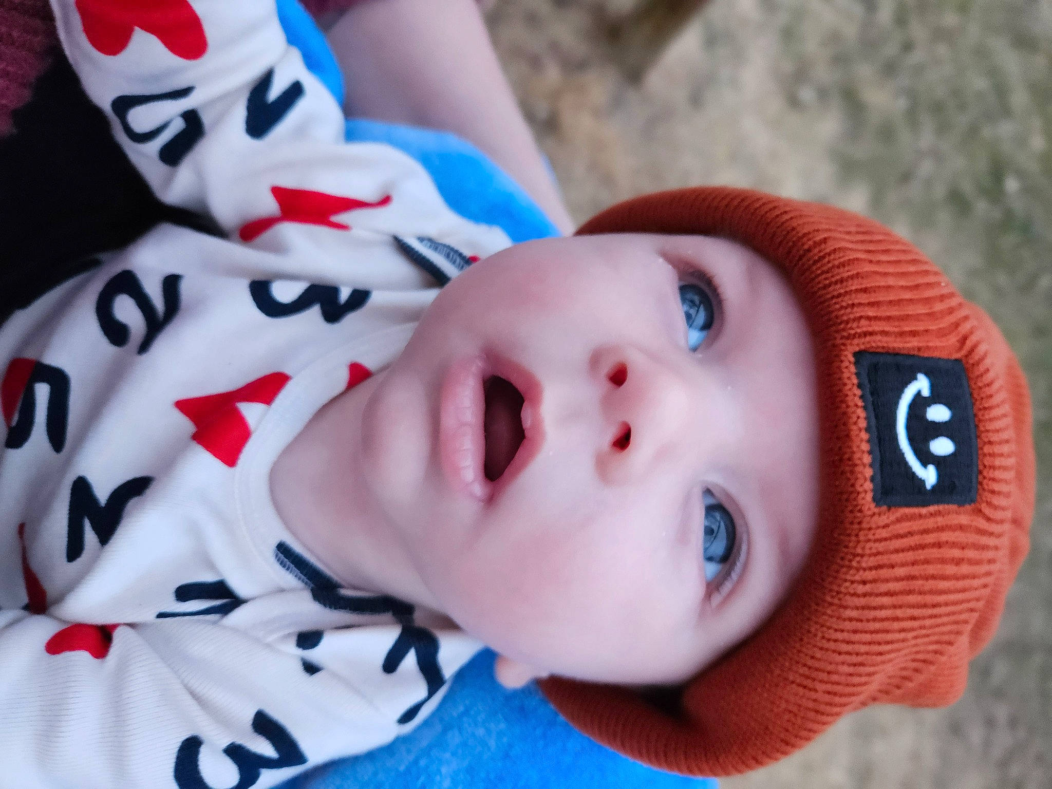 Graham joined the competition — help win amazing prizes! baby, cap, cheek, child, eye, eyebrow, eyelash, face, happy, head, headgear, headwear, iris, lip, nose, person, plant, skin, smile, toddler