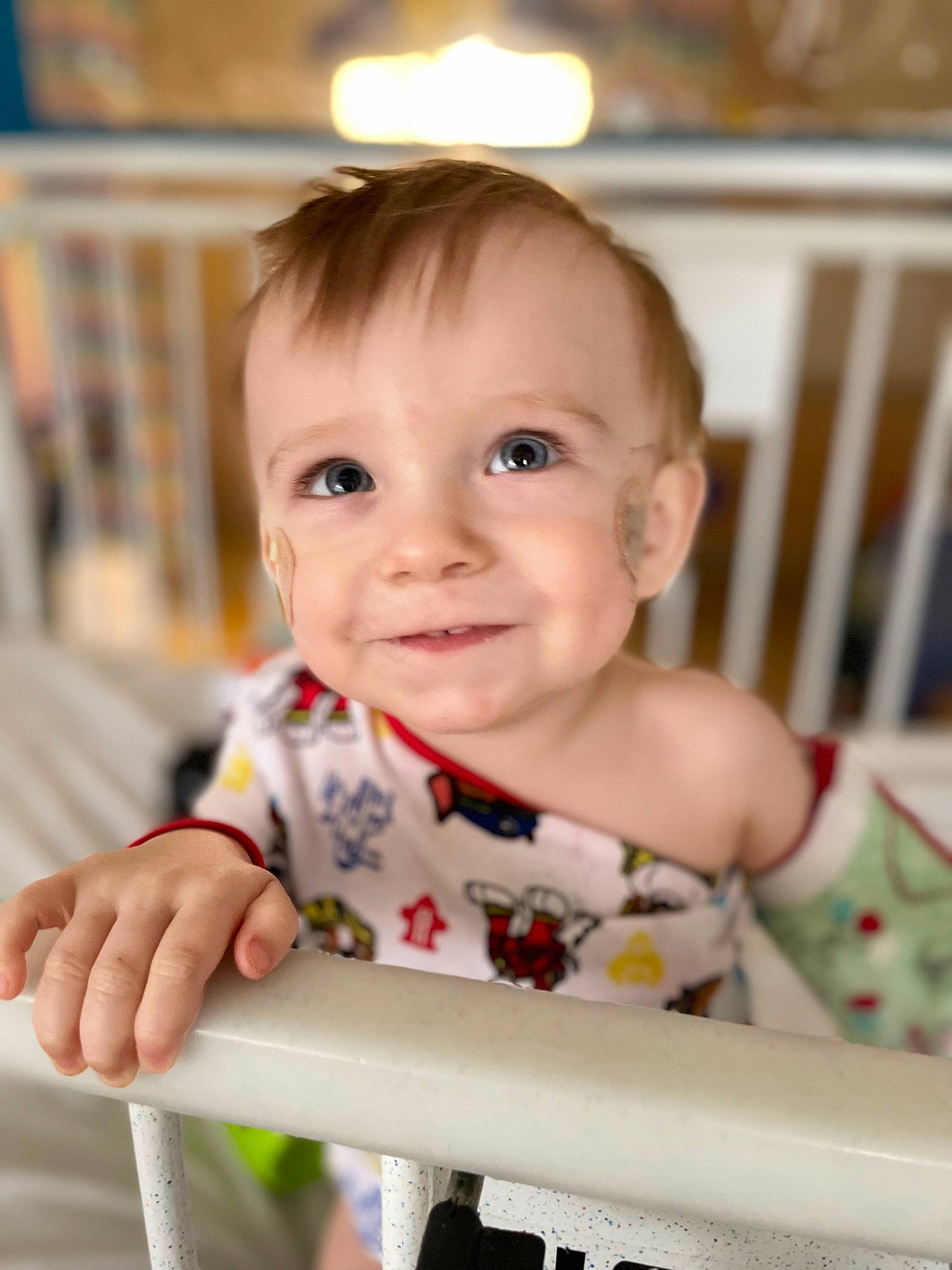 Bentley is registered to the contest to win money with this photo: baby, baby_playing_with_toys, baby_toddler_clothing, blond, chair, cheek, child, chin, eye, eyebrow, fun, happy, iris, joy, nose, person, sitting, skin, sleeve, smile