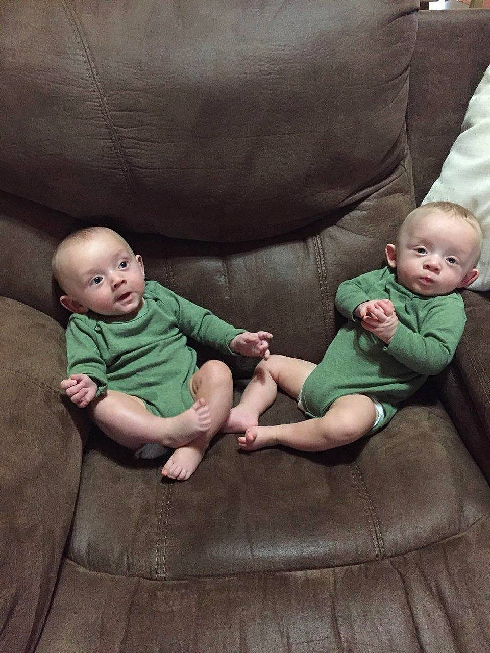 Kleo And Klyde joined the competition — help win amazing prizes! baby, baby_toddler_clothing, beauty, cheek, child, comfort, eye, finger, flash_photography, gesture, grey, interaction, lap, leaf, leg, linens, person, product, skin, surprise