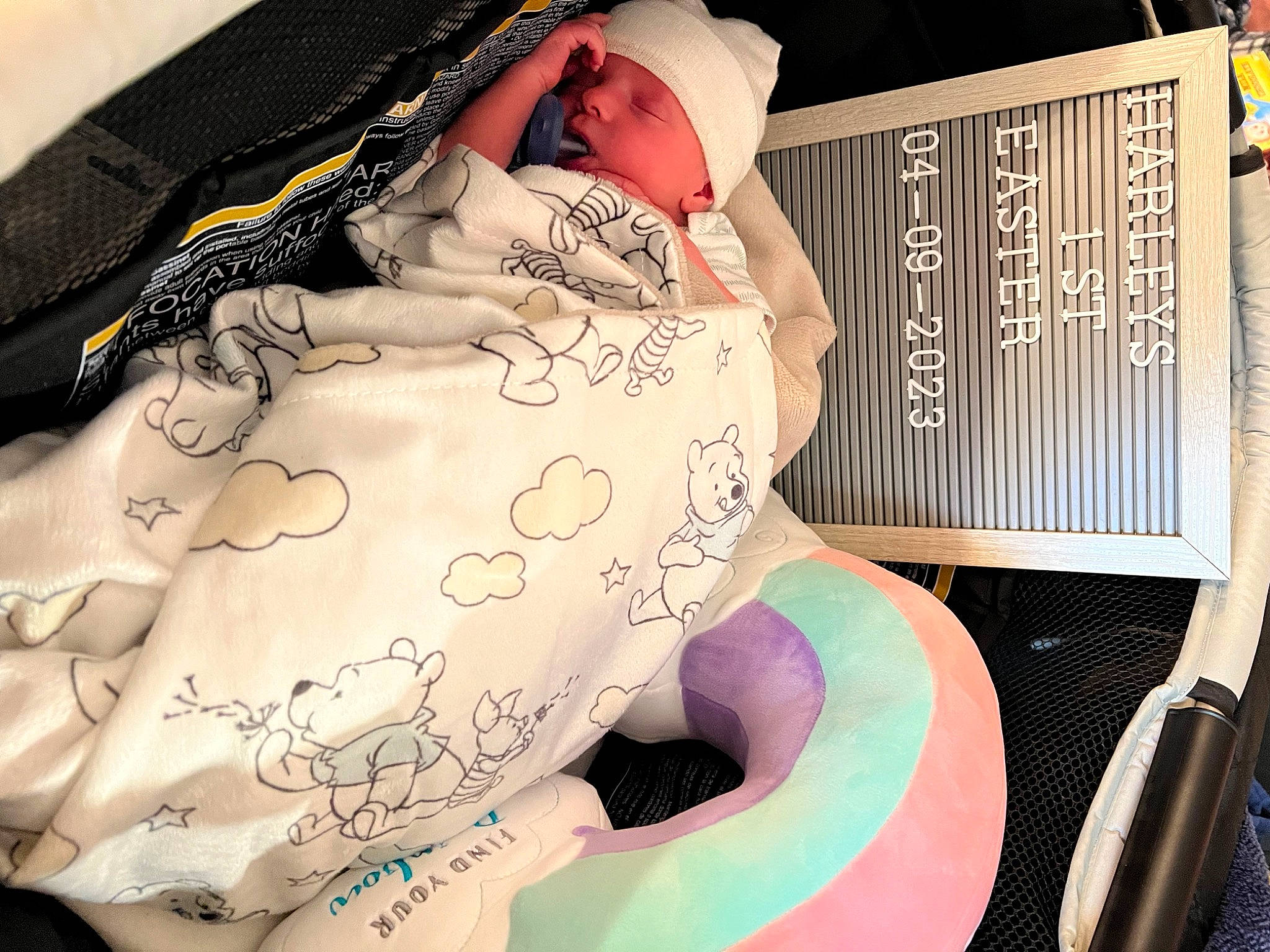 Harley is registered to the contest to win money with this photo: abdomen, arm, baby, baby_sleeping, baby_toddler_clothing, black_hair, chest, cool, design, eyelash, finger, font, headgear, human_leg, pattern, person, sleeve, thigh, toddler, trunk