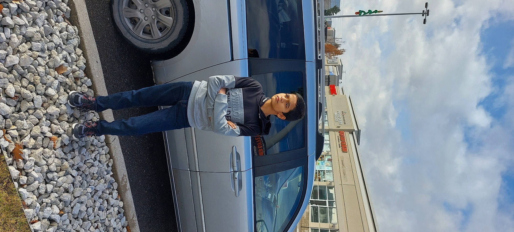 Devarsh is registered to the contest to win money with this photo: automotive_exterior, automotive_lighting, automotive_parking_light, automotive_tire, boat, building, car, cloud, electricity, engineering, hubcap, light, motor_vehicle, naval_architecture, person, sky, tire, vehicle, watercraft, wheel