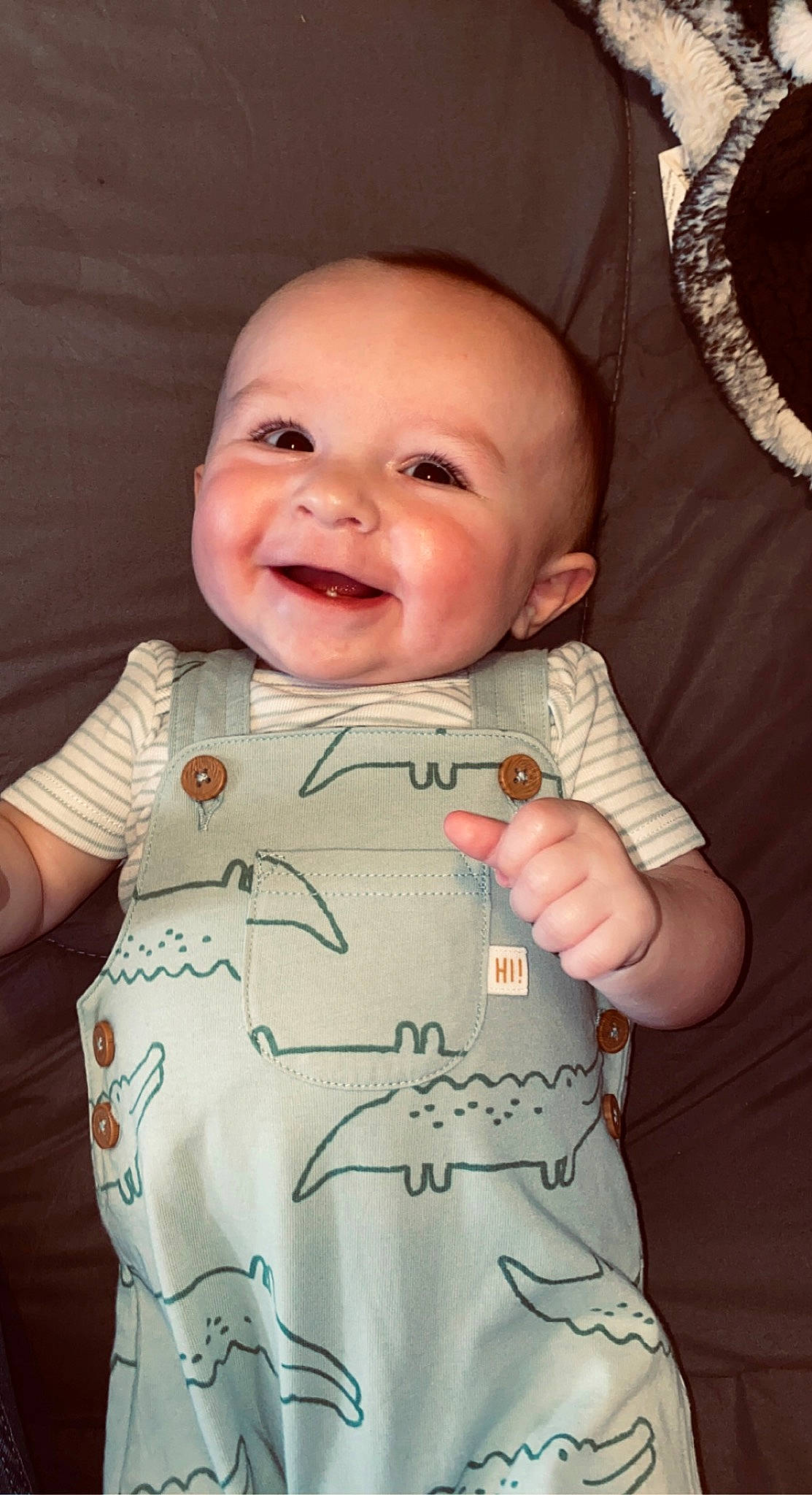 Landen joined the competition — help win amazing prizes! baby, baby_toddler_clothing, cheek, chin, eye, eyebrow, face, facial_expression, head, joy, lip, mouth, neck, nose, organ, outerwear, person, product, skin, sleeve