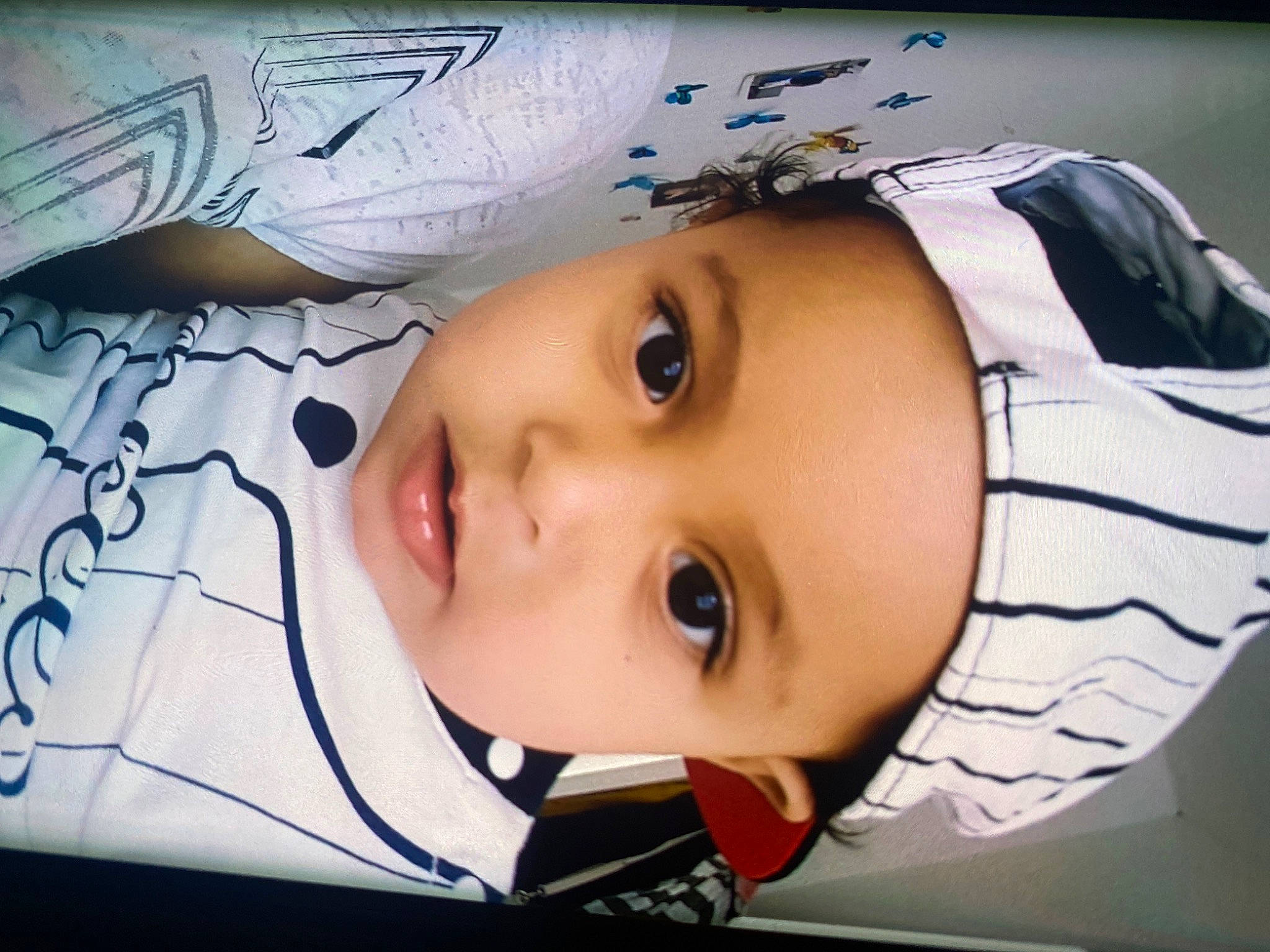 Ianis joined the competition — help win amazing prizes! art, baby, cheek, child, cool, eyebrow, eyelash, fashion_accessory, flash_photography, hat, headwear, lip, nose, person, portrait_photography, toddler, visual_arts, window