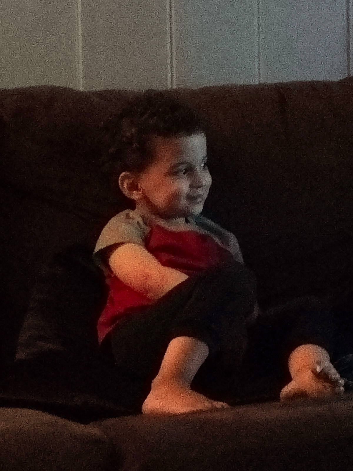 Jaxstyn joined the competition — help win amazing prizes! barefoot, comfort, couch, elbow, eye, flash_photography, flooring, foot, fun, happy, human_leg, knee, lap, living_room, person, sitting, smile, thigh, thumb, tints_and_shades