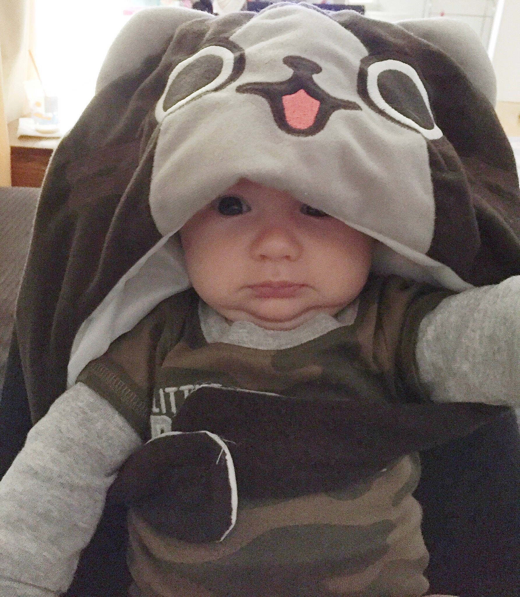 Rylan joined the competition — help win amazing prizes! baby, child, cool, head, headgear, headwear, outerwear, person, smile, toddler