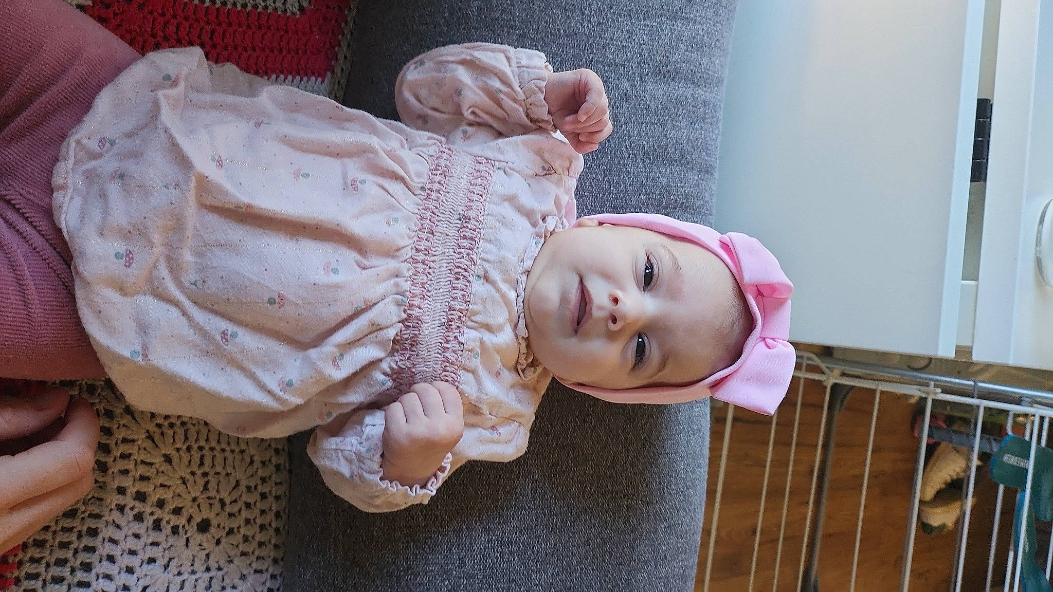 Emy participe au concours pour gagner de l'argent avec cette photo : art, child, doll, dress, embellishment, eye, fashion_accessory, head, headgear, headpiece, peach, person, pink, product, sculpture, statue, textile, toddler, toy, window