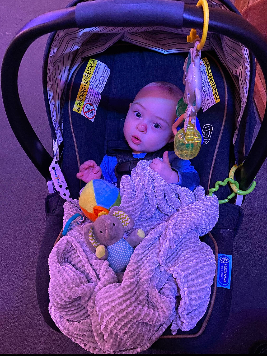 Brighton joined the competition — help win amazing prizes! azure, baby, baby_carriage, baby_products, baby_toddler_clothing, bag, child, electric_blue, event, eye, human_body, luggage_and_bags, magenta, person, pink, product, purple, snapshot, toddler, toy