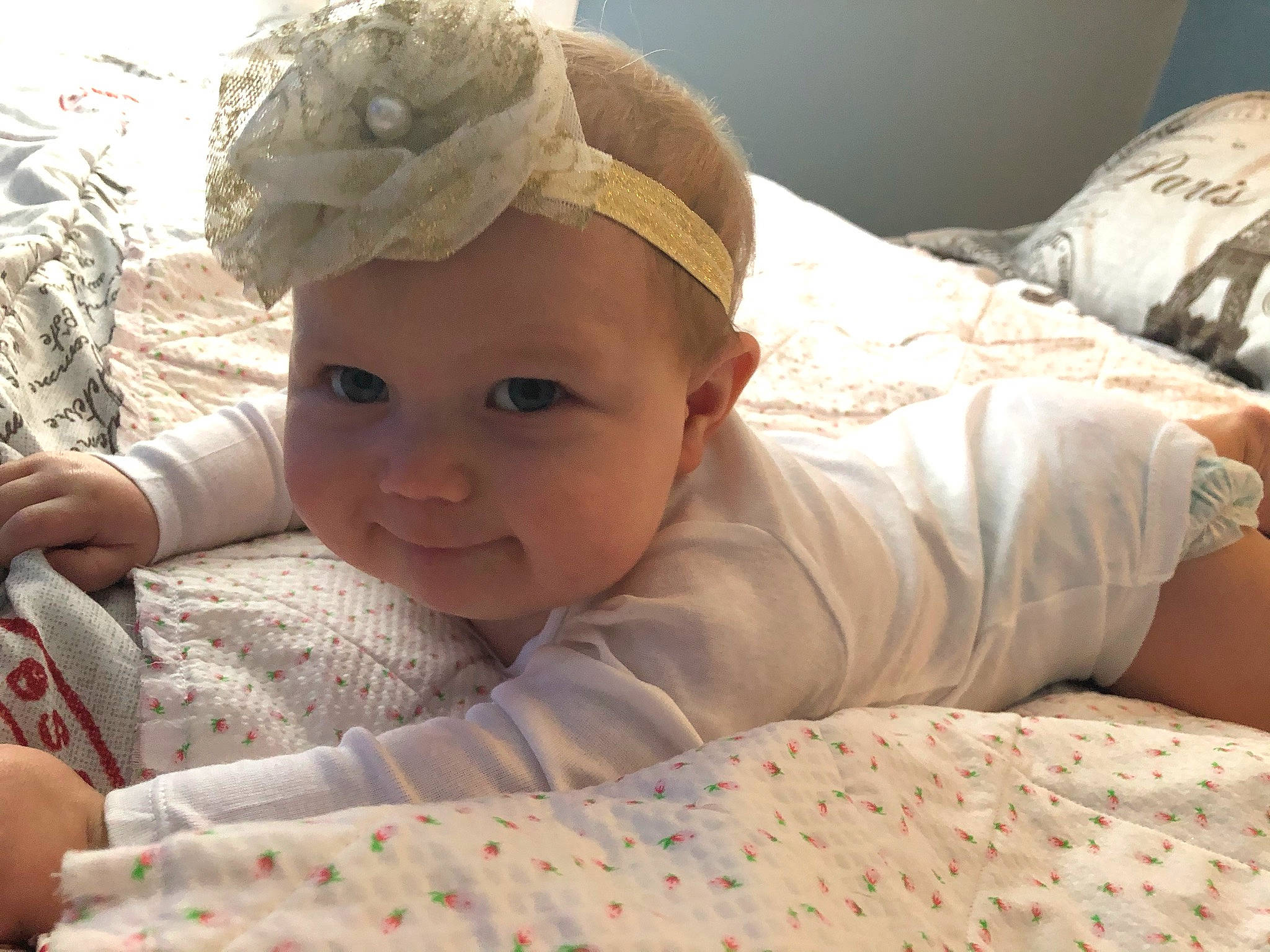 Brielle joined the competition — help win amazing prizes! baby, baby_toddler_clothing, cap, cheek, child, chin, comfort, eye, fun, grass, happy, head, linens, nose, person, sand, sitting, skin, sleeve, smile