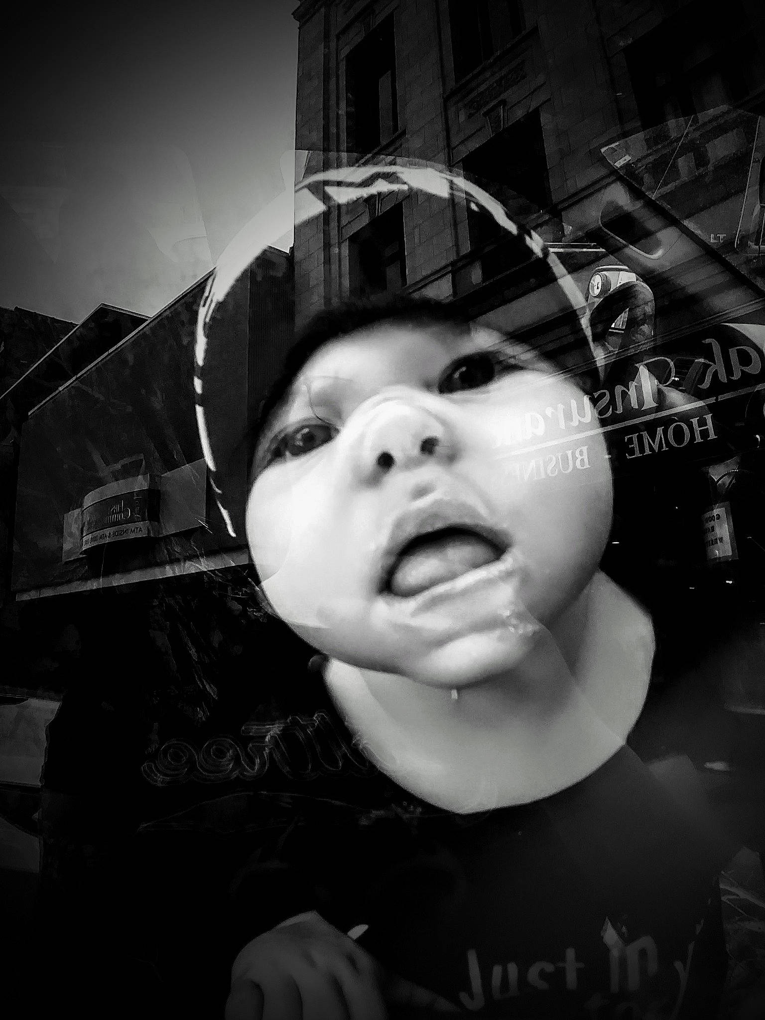 Kenneth is registered to the contest to win money with this photo: art, black, black_and_white, building, cool, darkness, eyewear, flash_photography, fun, happy, headgear, monochrome, monochrome_photography, person, personal_protective_equipment, road, stock_photography, street, style, tints_and_shades