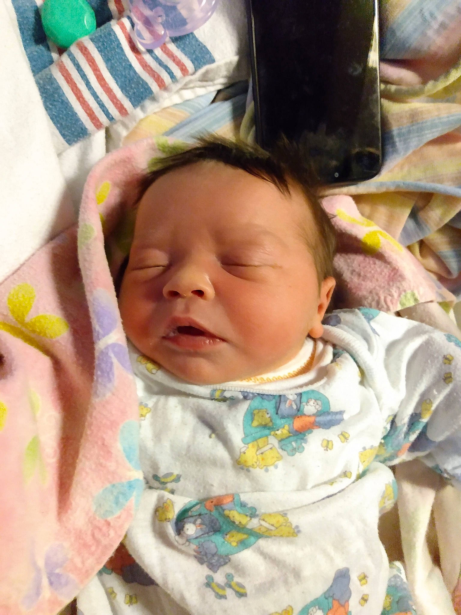 June joined the competition — help win amazing prizes! baby, baby_toddler_clothing, bib, candy_cane, cheek, child, comfort, eye, eyebrow, face, happy, head, iris, lip, nose, person, product, skin, sleeve, textile