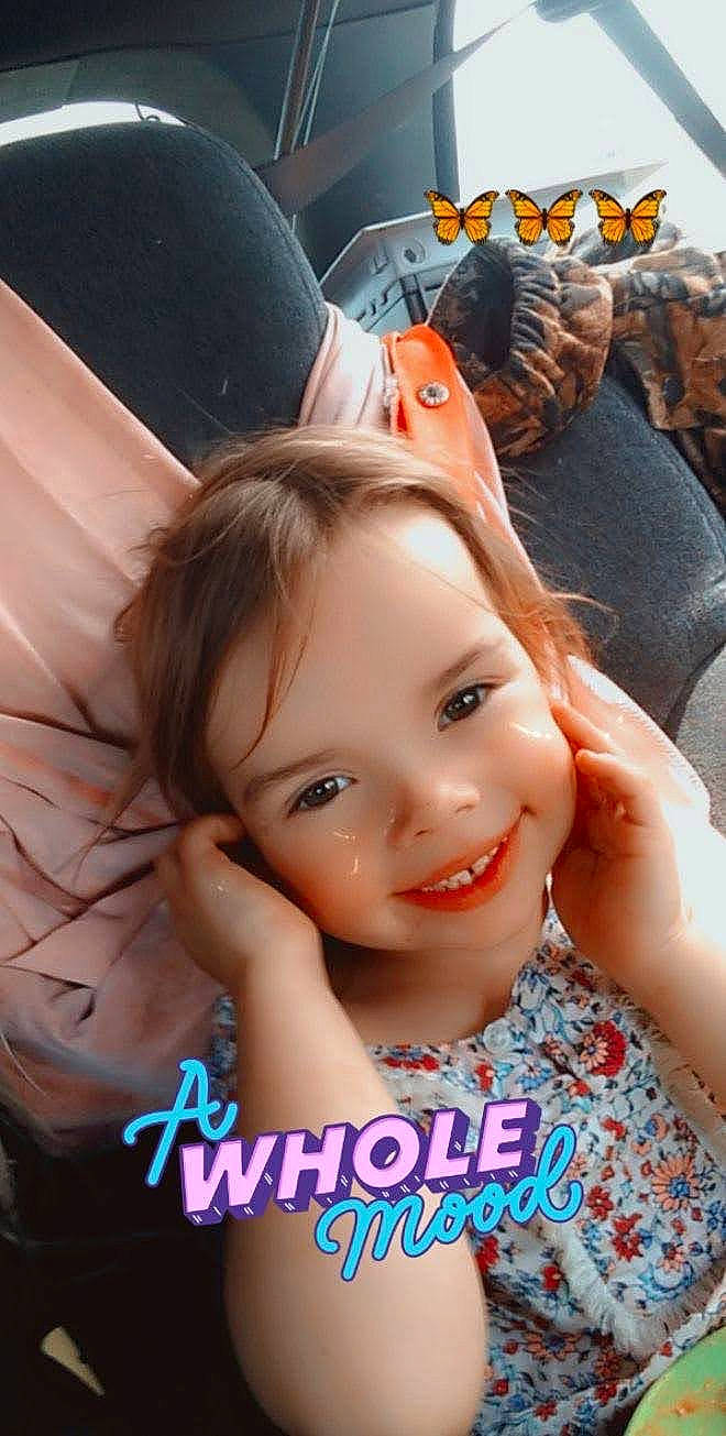 Ella Mae Lynn joined the competition — help win amazing prizes! beauty, blond, cheek, child, cool, eyebrow, eyelash, finger, fun, gesture, hairstyle, happy, joy, lip, long_hair, mouth, muscle, neck, person, skin