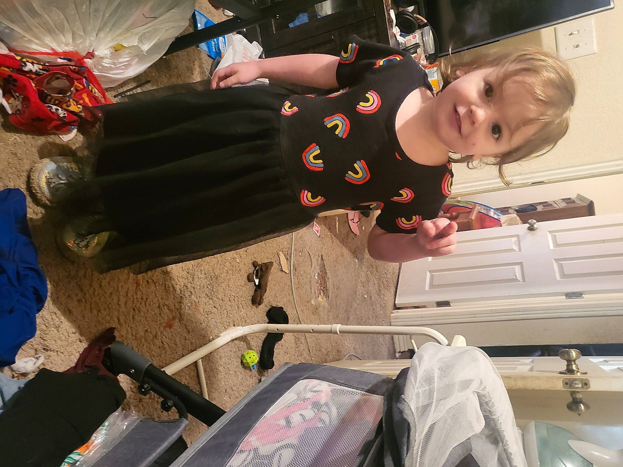 Kayleigh joined the competition — help win amazing prizes! automotive_exterior, baby, baby_products, baby_toddler_clothing, cabinetry, chest_of_drawers, child, drawer, fun, joy, person, smile, toddler, vehicle_door