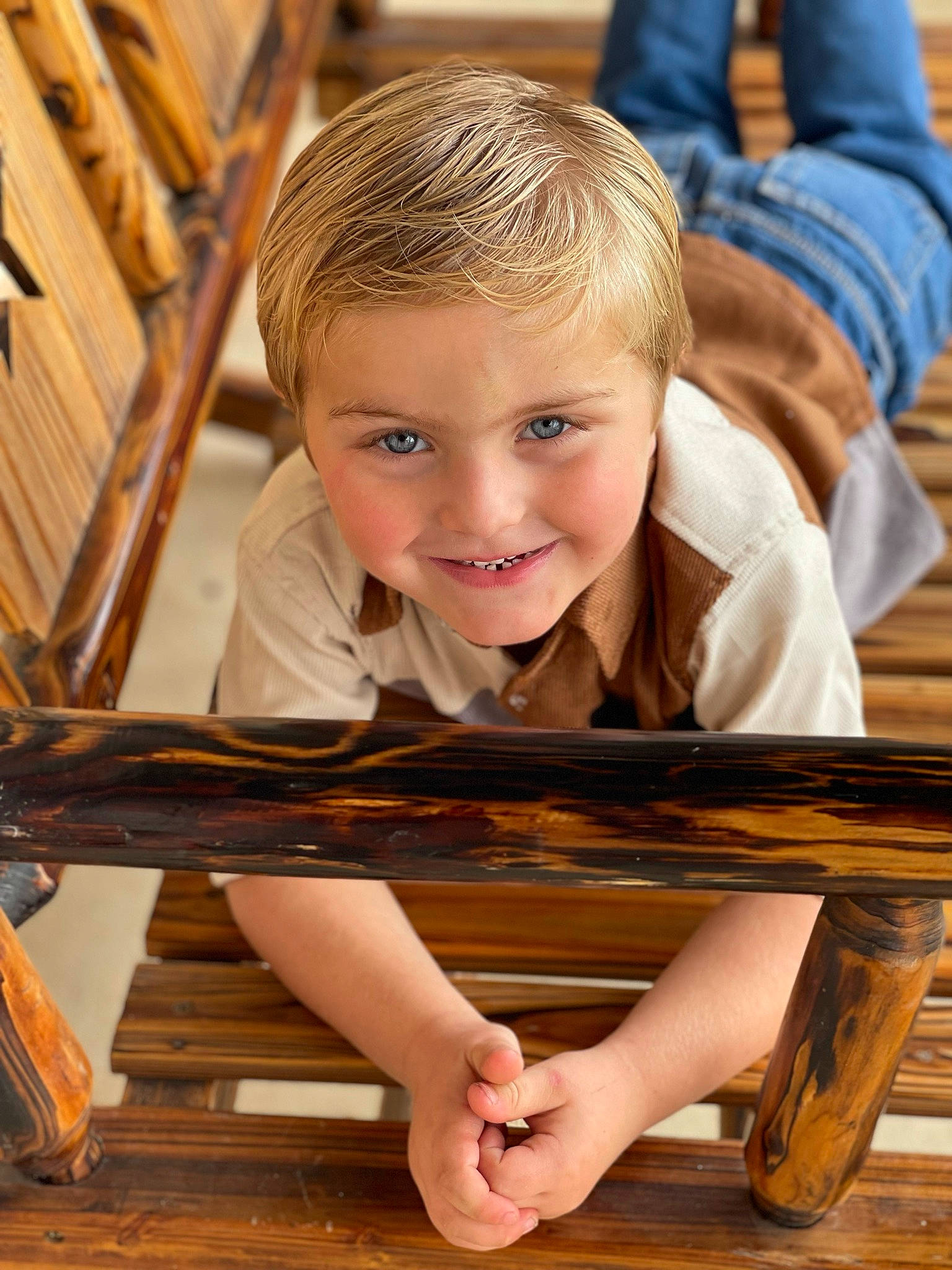 Landry is registered to the contest to win money with this photo: beauty, blond, chair, child, fun, happy, hardwood, joy, leisure, people, person, portrait_photography, product, recreation, room, sitting, skin, smile, summer, toddler
