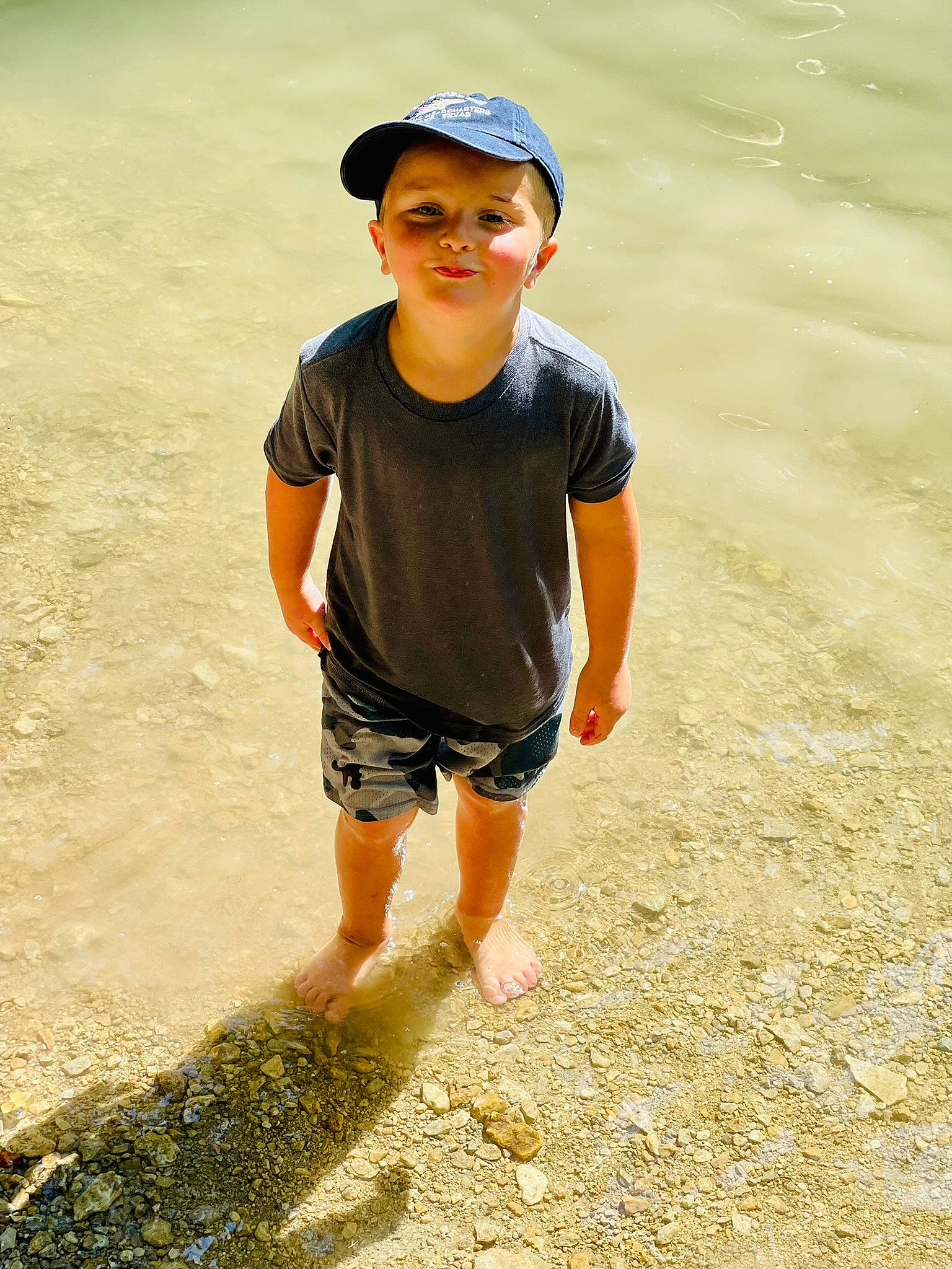 Landry joined the competition — help win amazing prizes! arm, baseball_cap, beach, body_of_water, cap, clothing, coastal_and_oceanic_landforms, fun, happy, headwear, horizon, landscape, leisure, people_in_nature, people_on_beach, person, shore, shorts, sleeve, sunglasses