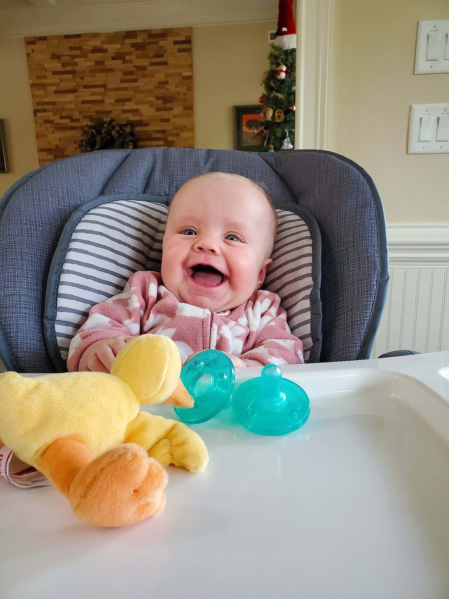 Emmalyn is registered to the contest to win money with this photo: baby, baby_safety, beauty, cheek, child, face, head, person, play, product, room, sitting, skin, toddler, yellow