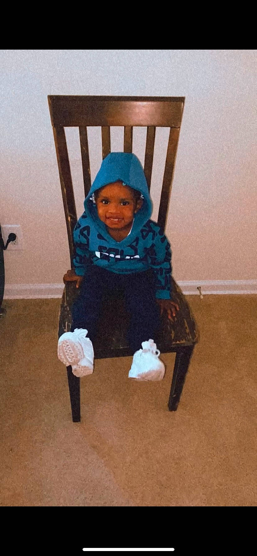 Amyra joined the competition — help win amazing prizes! baby, baby_products, baby_toddler_clothing, chair, child, electric_blue, eye, face, flooring, fun, head, headgear, headwear, joy, mammal, person, sitting, sleeve, smile, tire