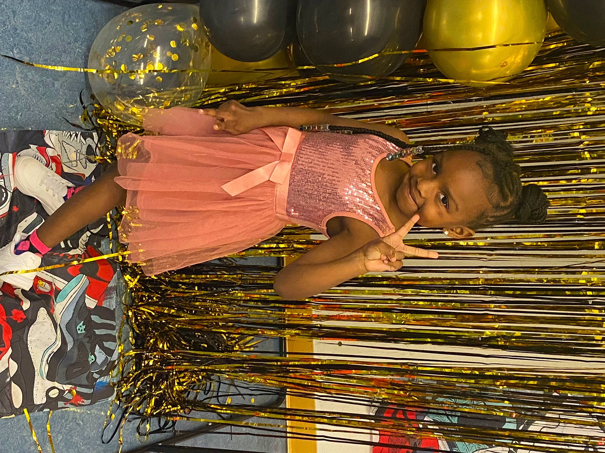 Amyra joined the competition — help win amazing prizes! abdomen, art, artist, baby, dress, event, fashion_design, flesh, fun, hat, joy, pattern, performing_arts, person, tableware, thigh, toddler, yellow