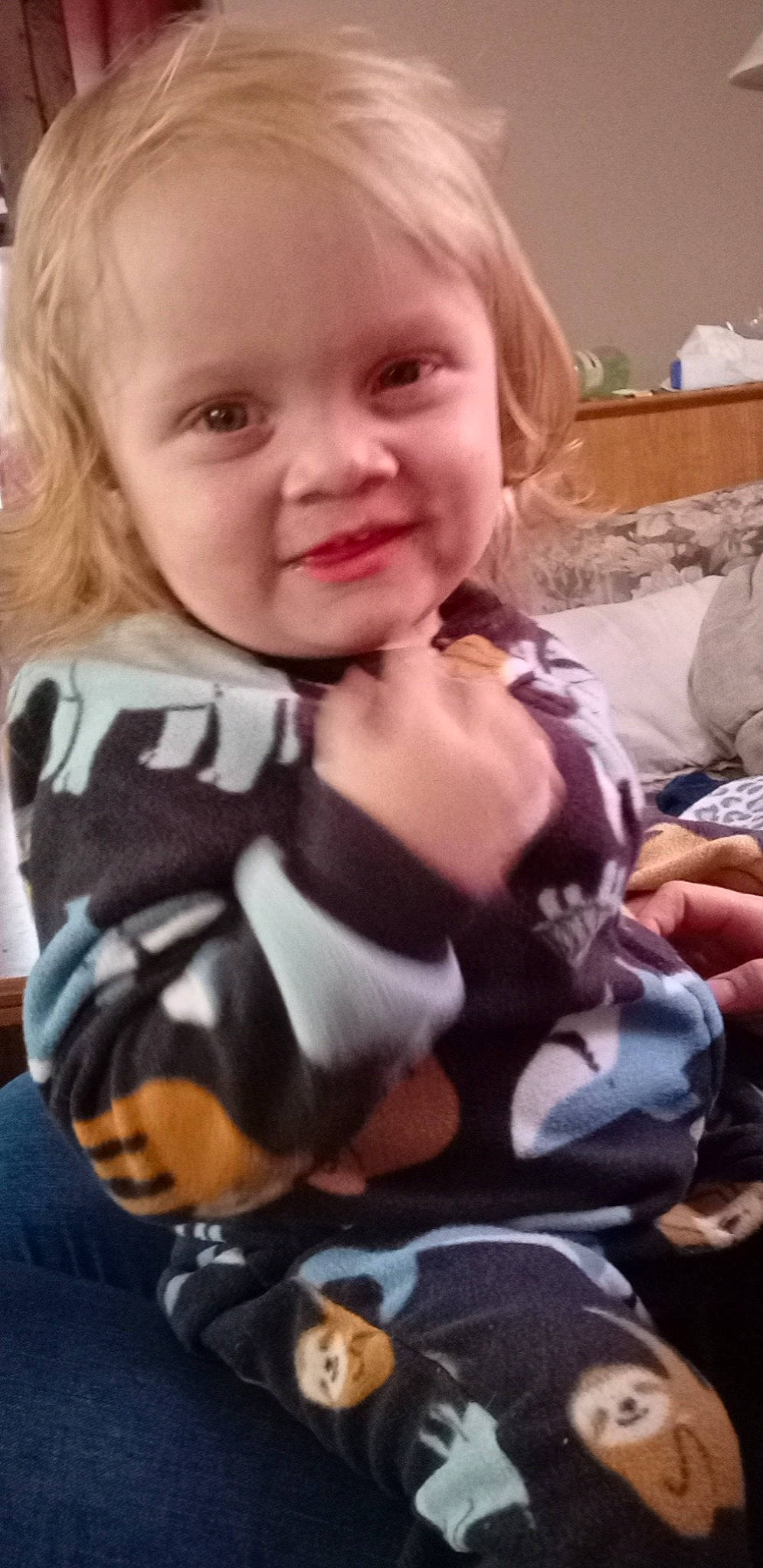 Daniel is registered to the contest to win money with this photo: baby, baby_toddler_clothing, cheek, child, comfort, eyelash, happy, head, iris, joy, laugh, nose, pattern, person, play, sitting, skin, sleeve, smile, t_shirt